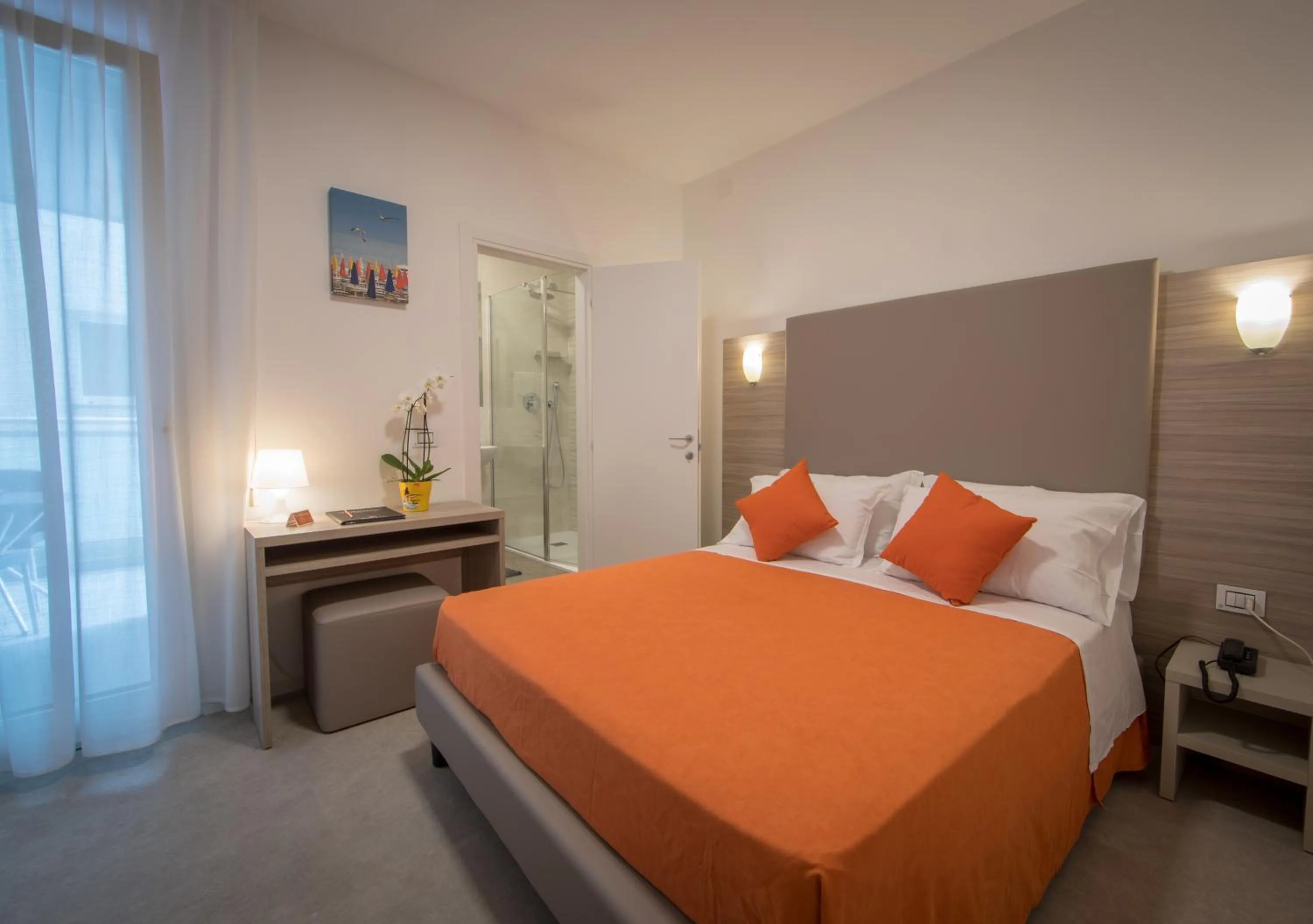 Bed in Hotel Simi Lan