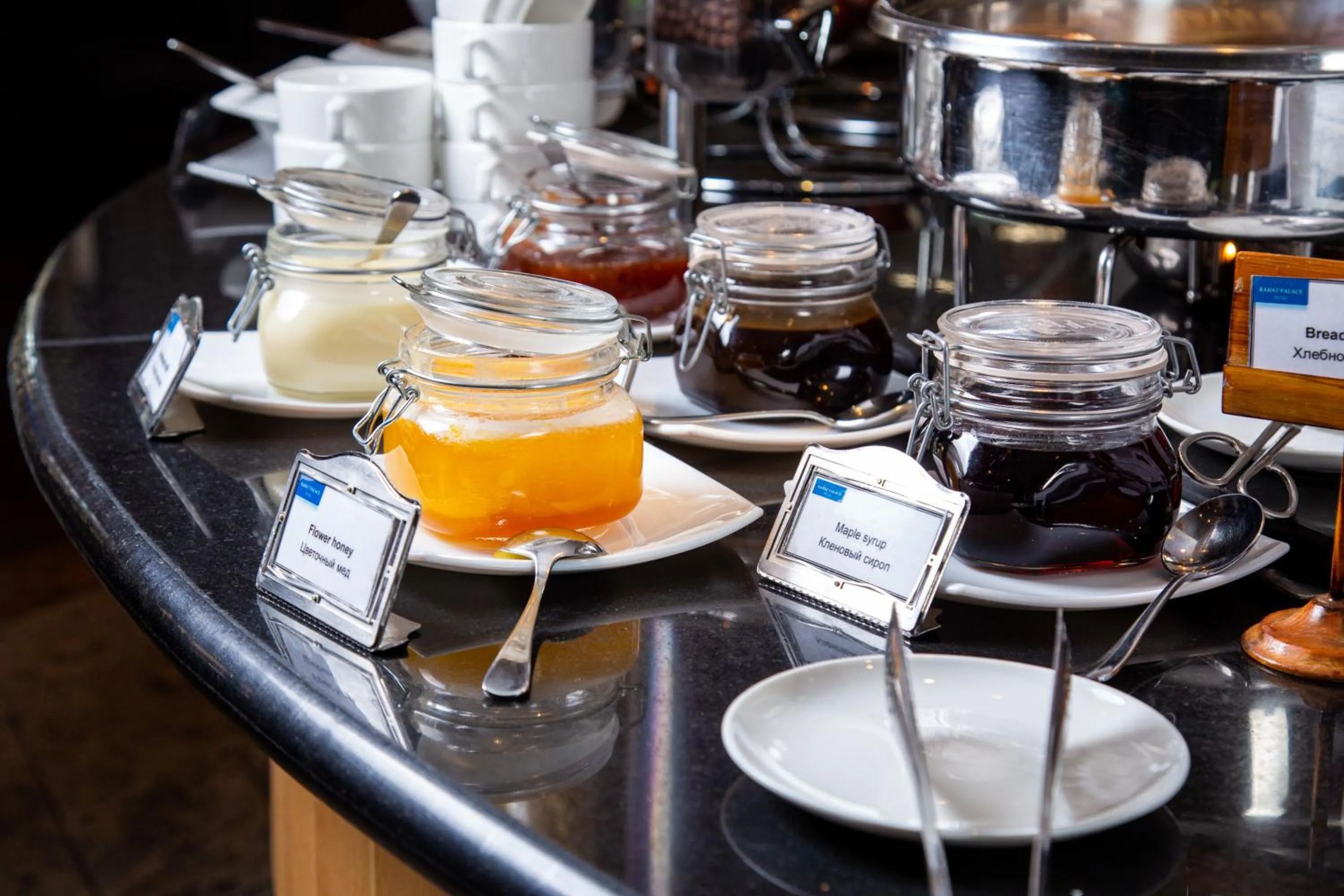 Breakfast in Rahat Palace Hotel