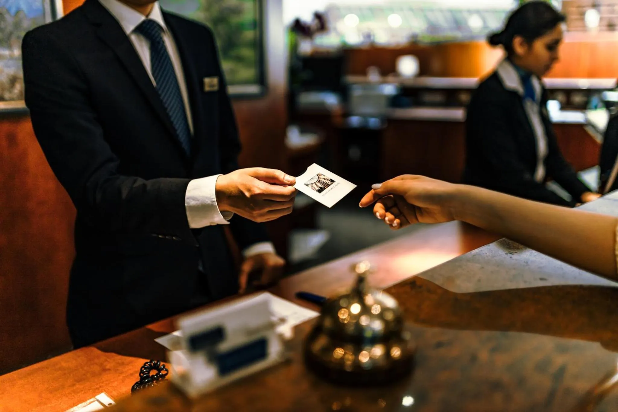 Lobby or reception in Rahat Palace Hotel