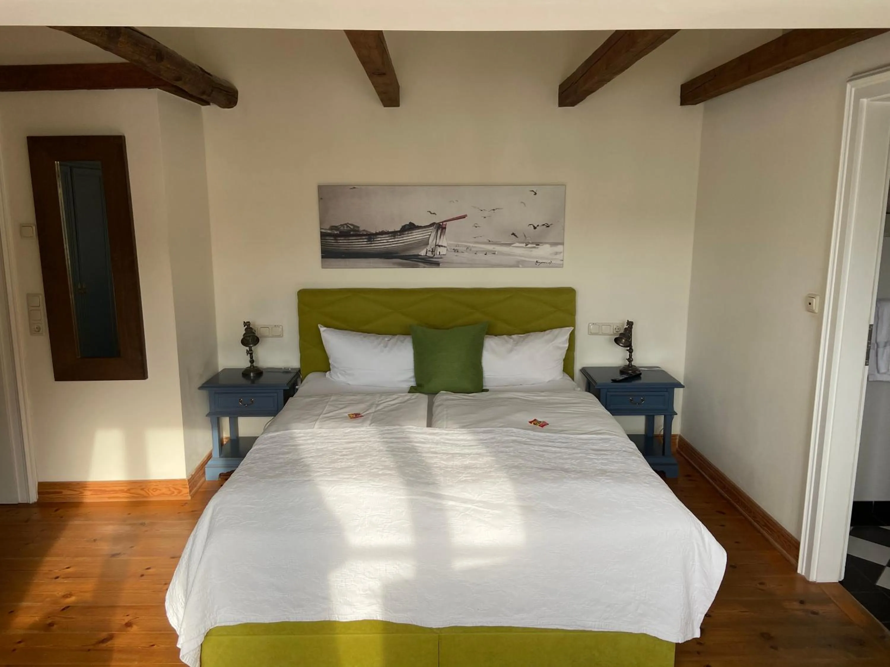 Bed in Hotel Hochzeitshaus