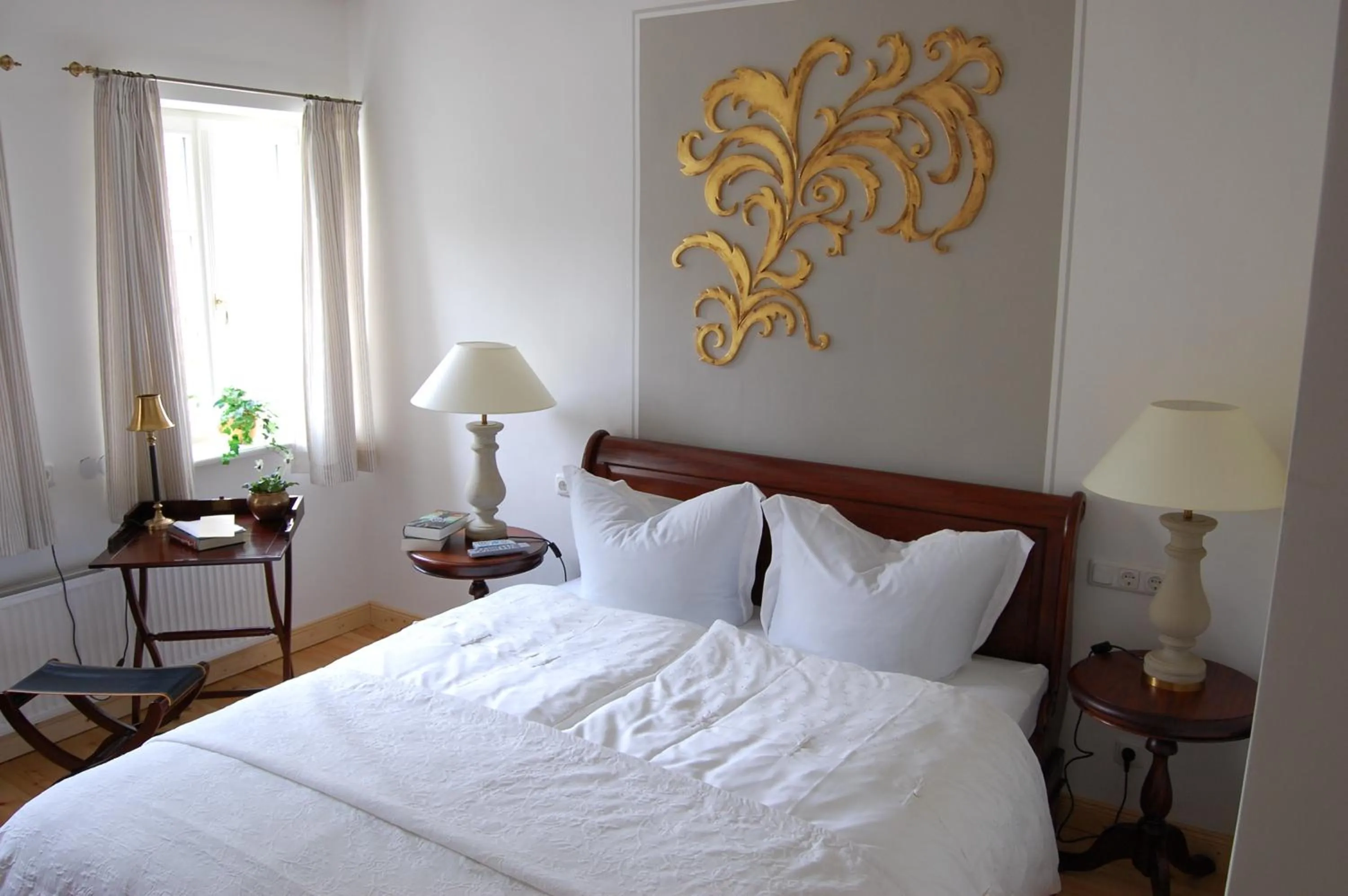 Bed in Hotel Hochzeitshaus