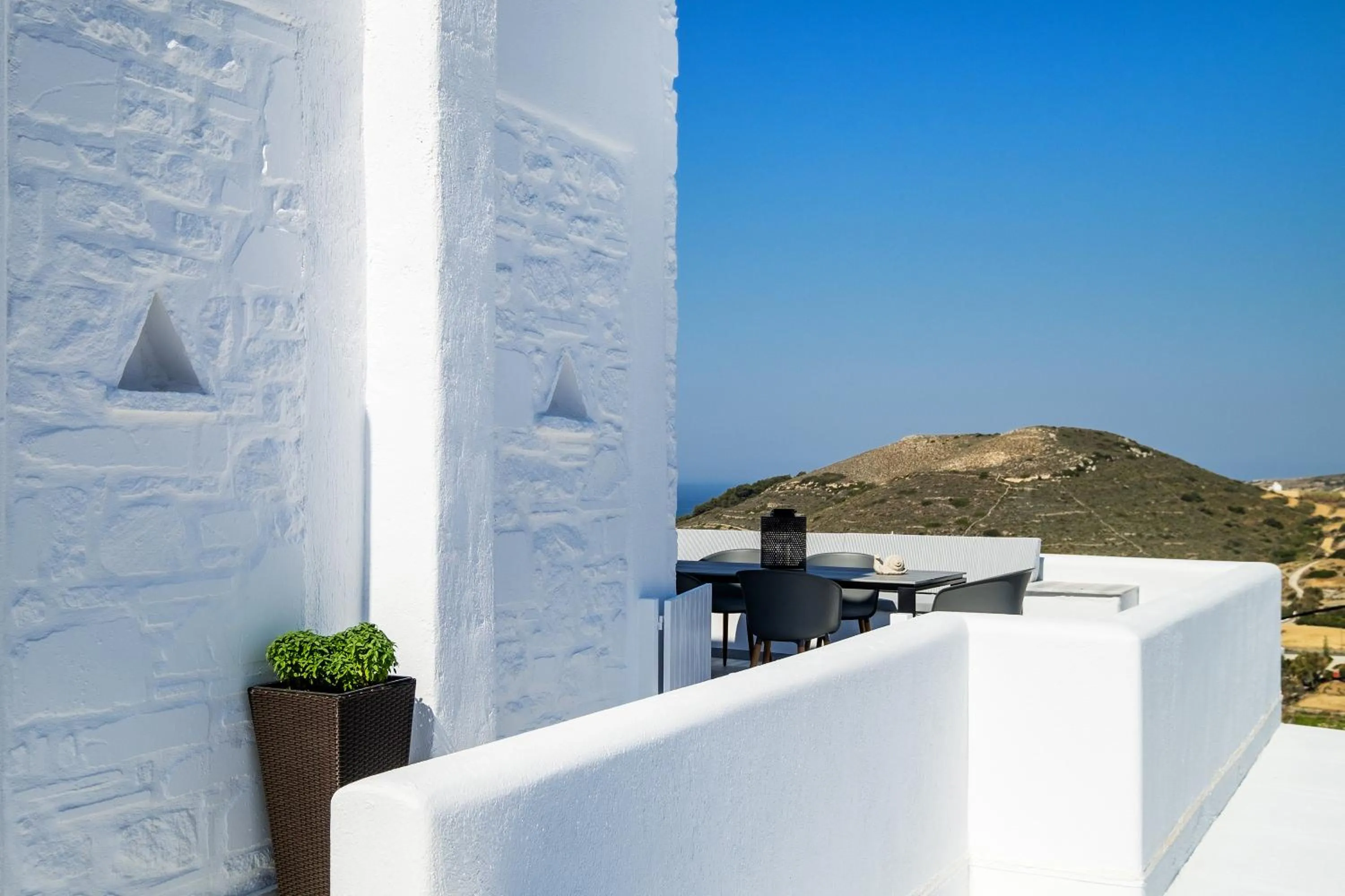 Landmark view in Paros Villas Nereids