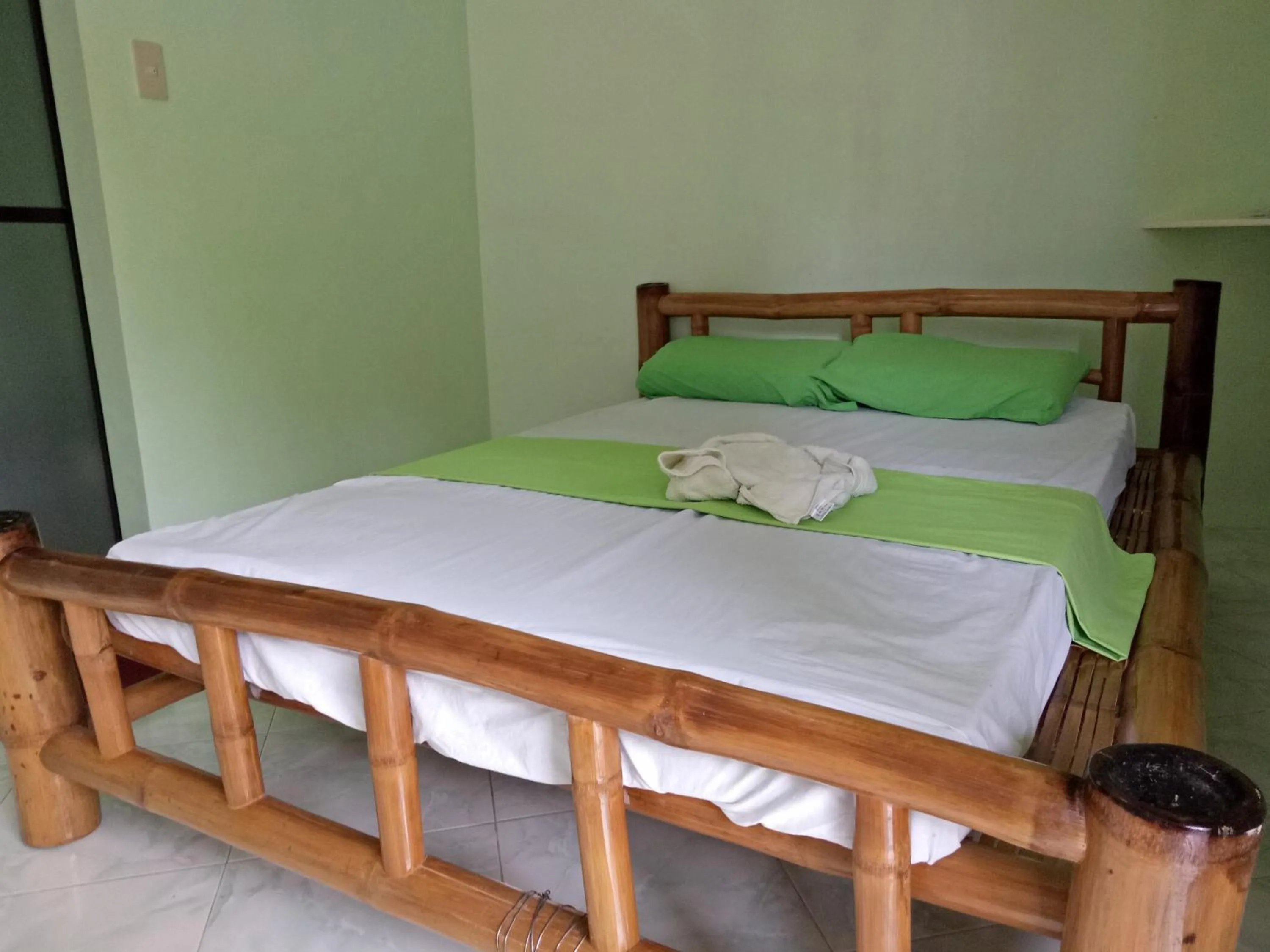 Bed in Greenhut Pension & Bar