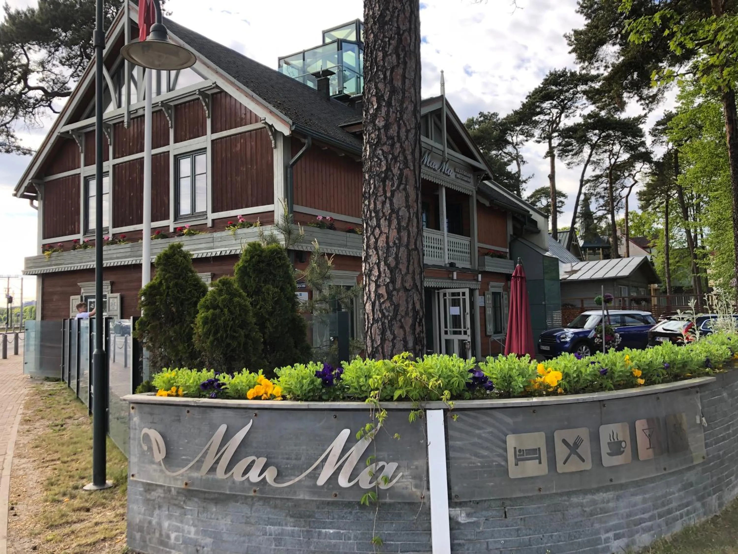 Property building in Boutique Hotel Mama