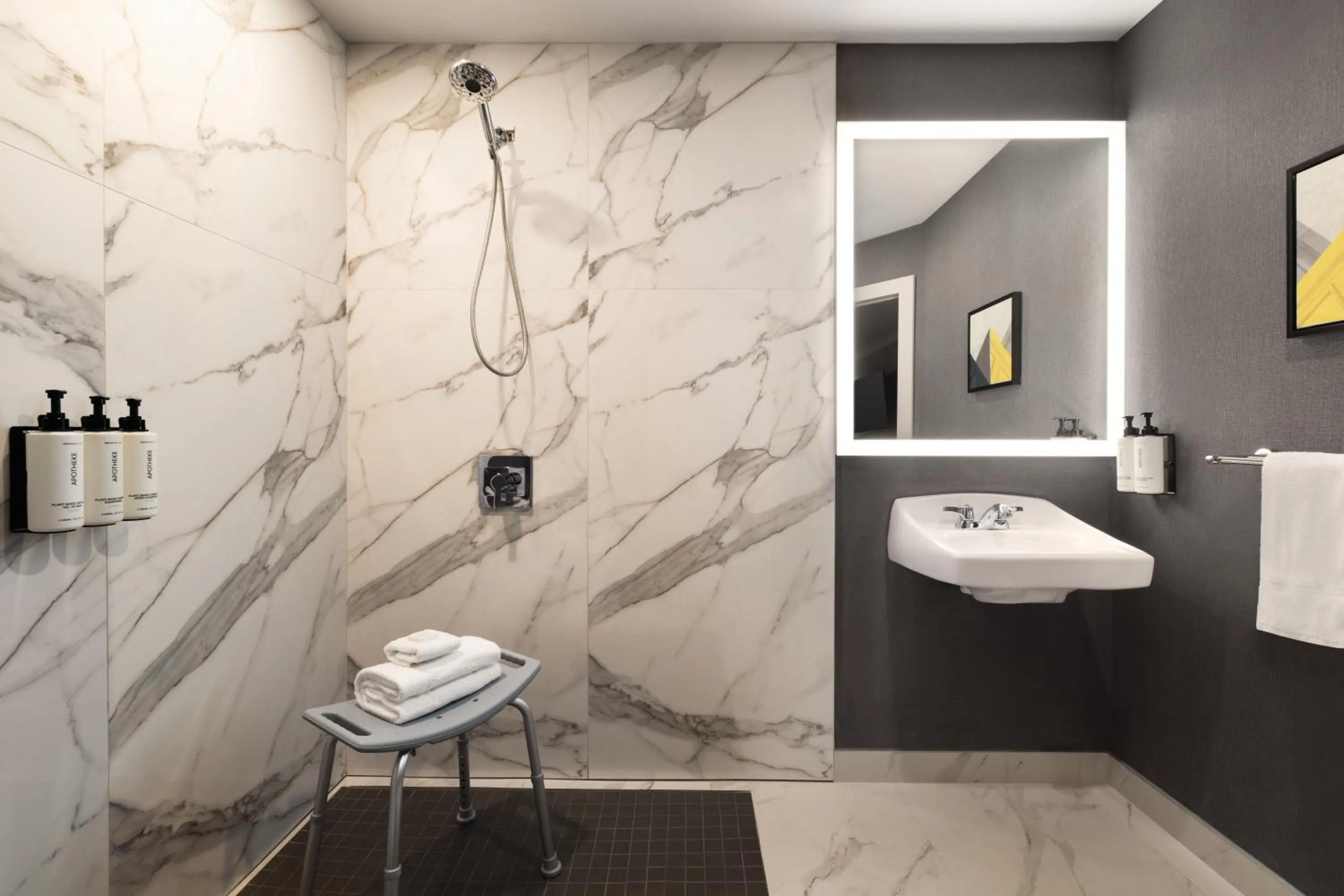 Shower in Canadas Best Value Inn Saint John New Brunswick