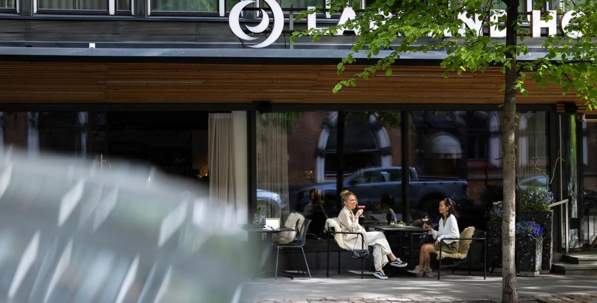 Balcony/Terrace in Lapland Hotels Bulevardi