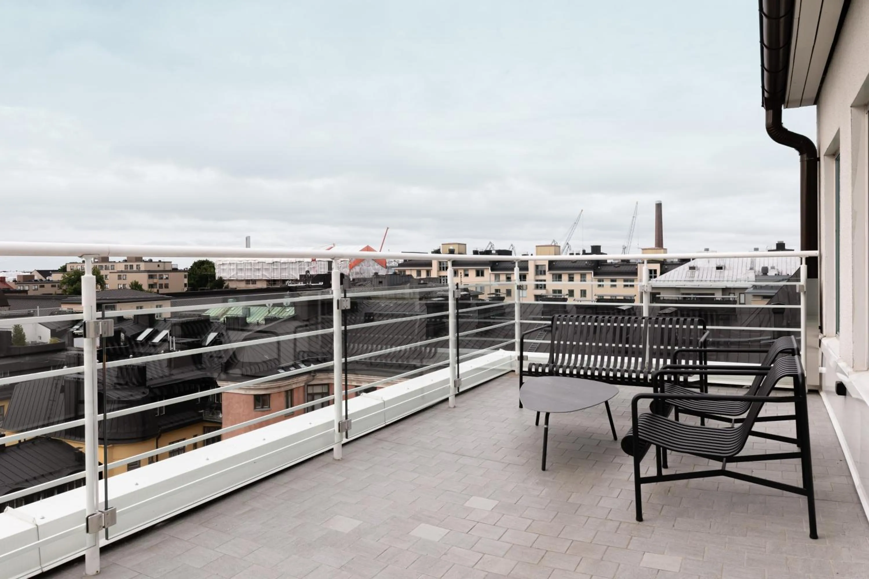 Patio in Lapland Hotels Bulevardi