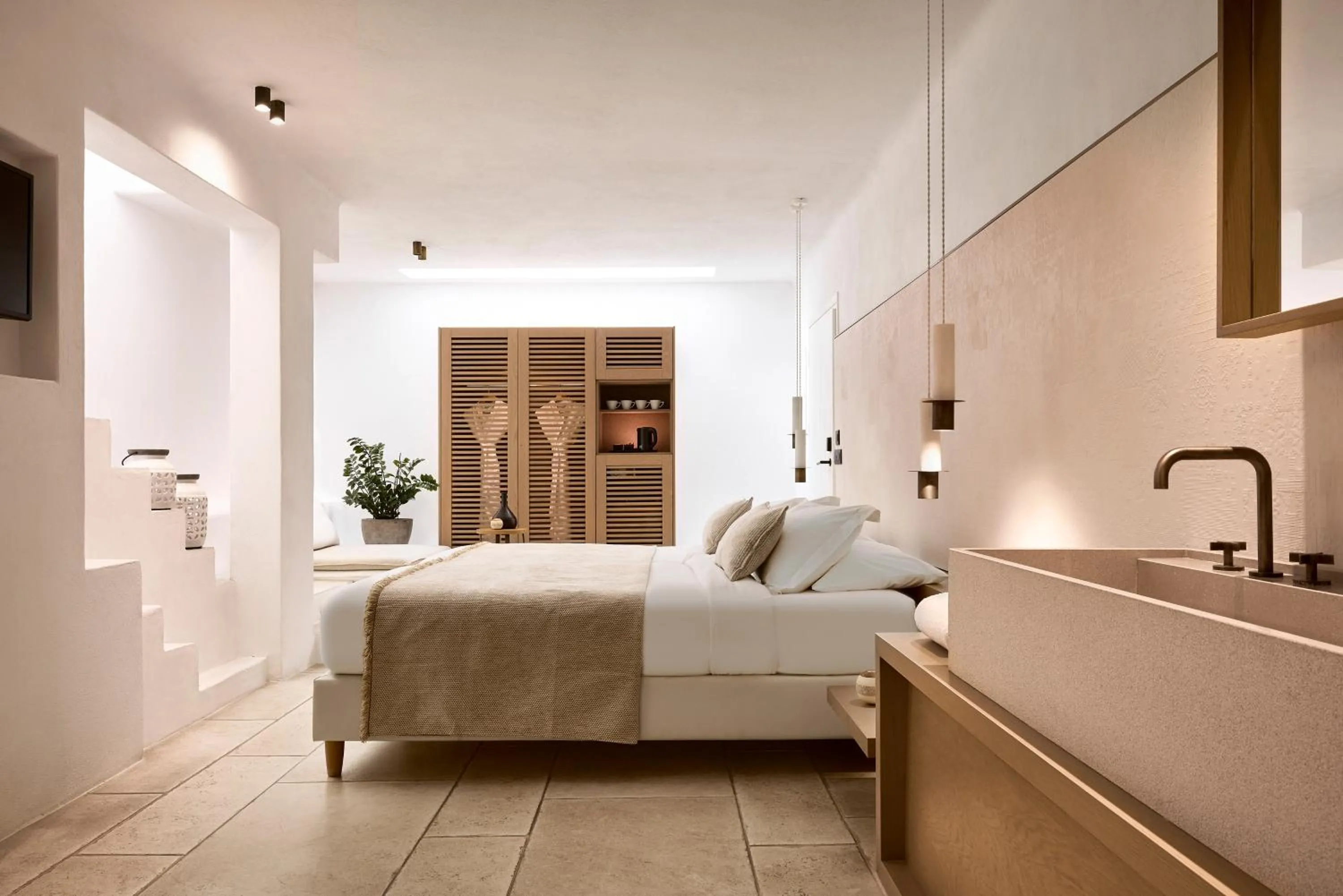 Bedroom, Bed in Hotel Adonis