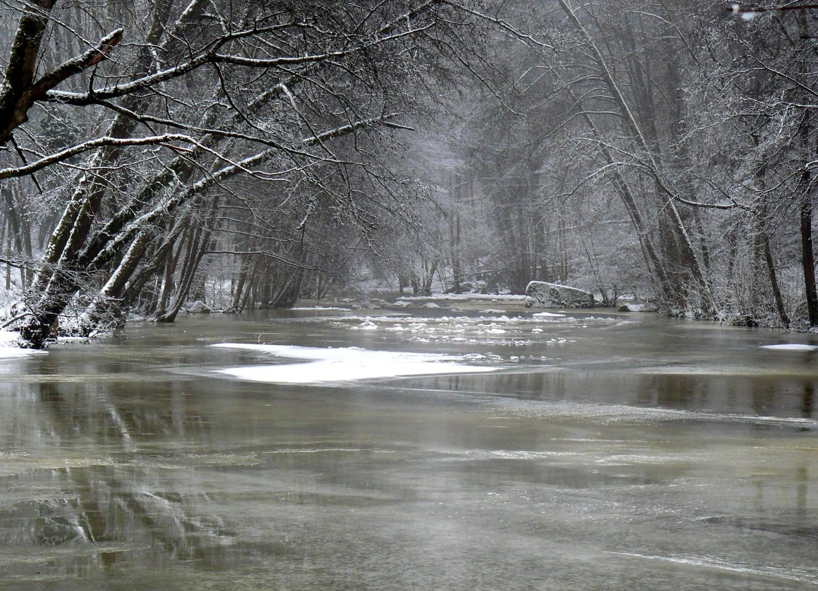 Winter in Demeures et Châteaux Moulin des Templiers Hôtel & SPA