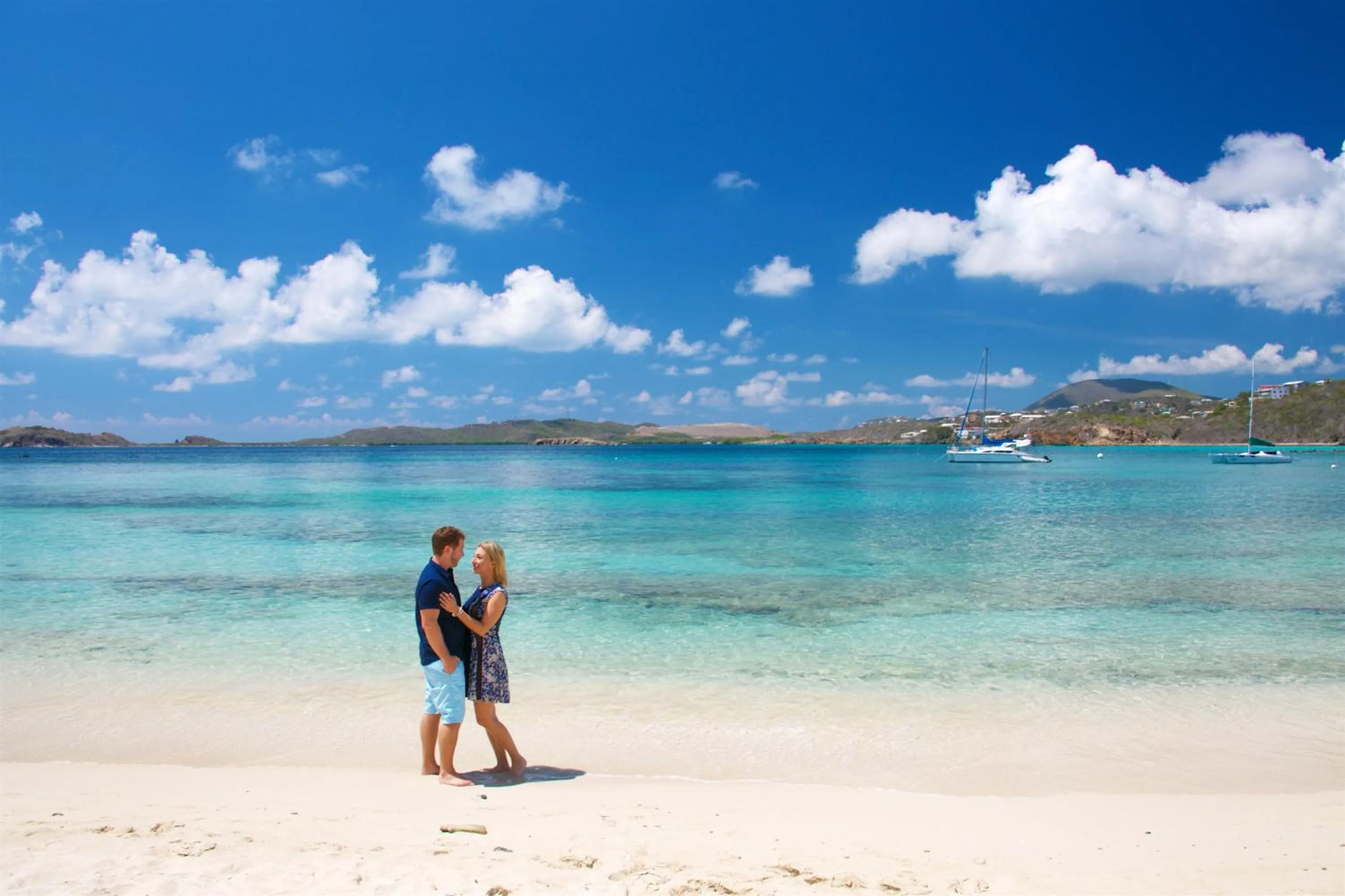 People in Secret Harbour Beach Resort