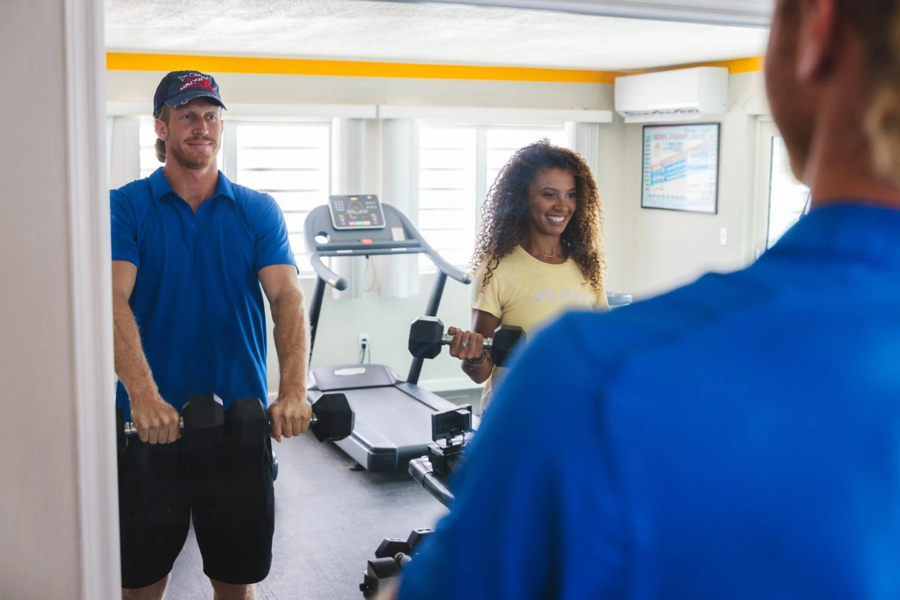 Fitness centre/facilities in Secret Harbour Beach Resort