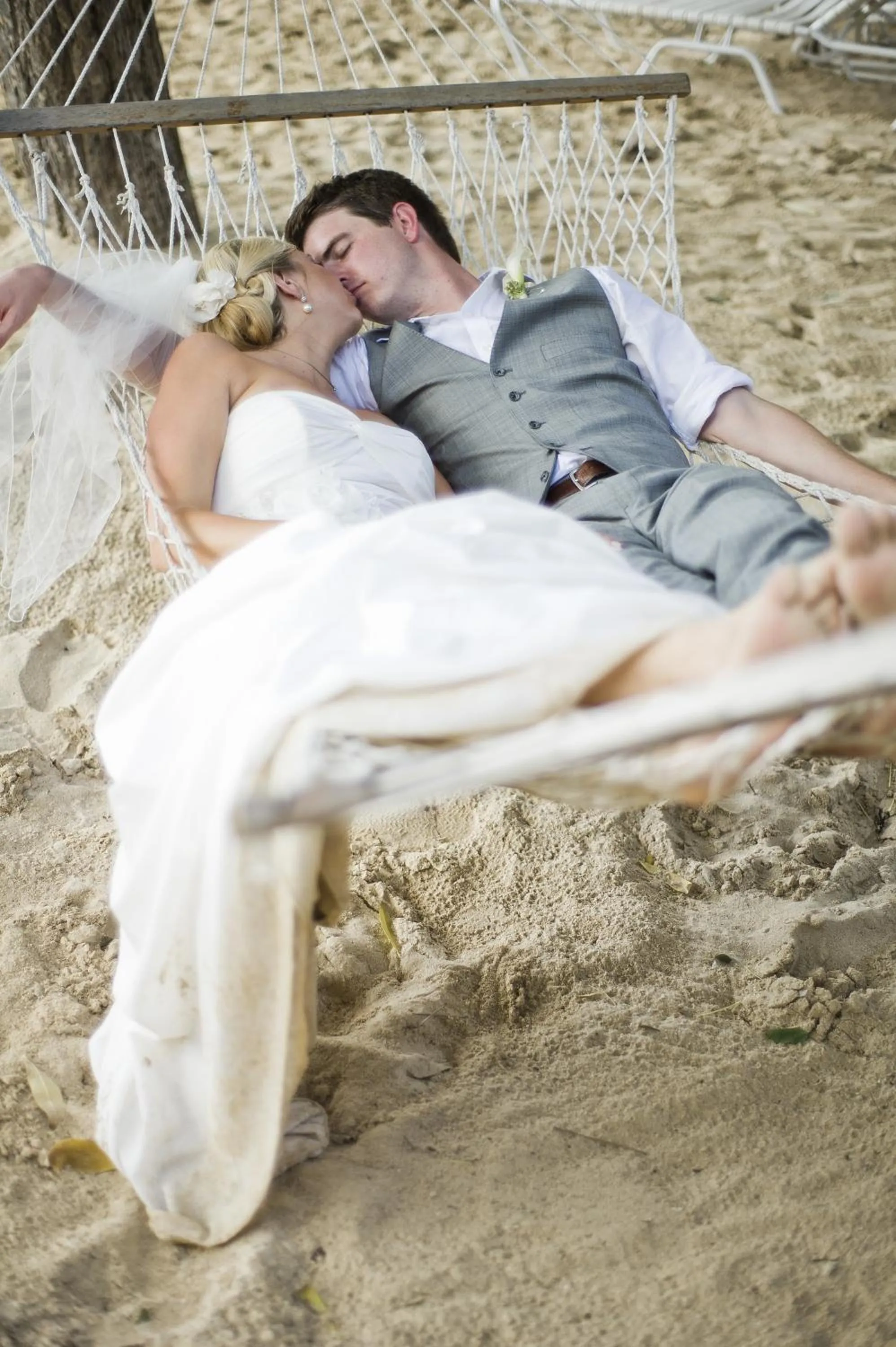 People in Secret Harbour Beach Resort