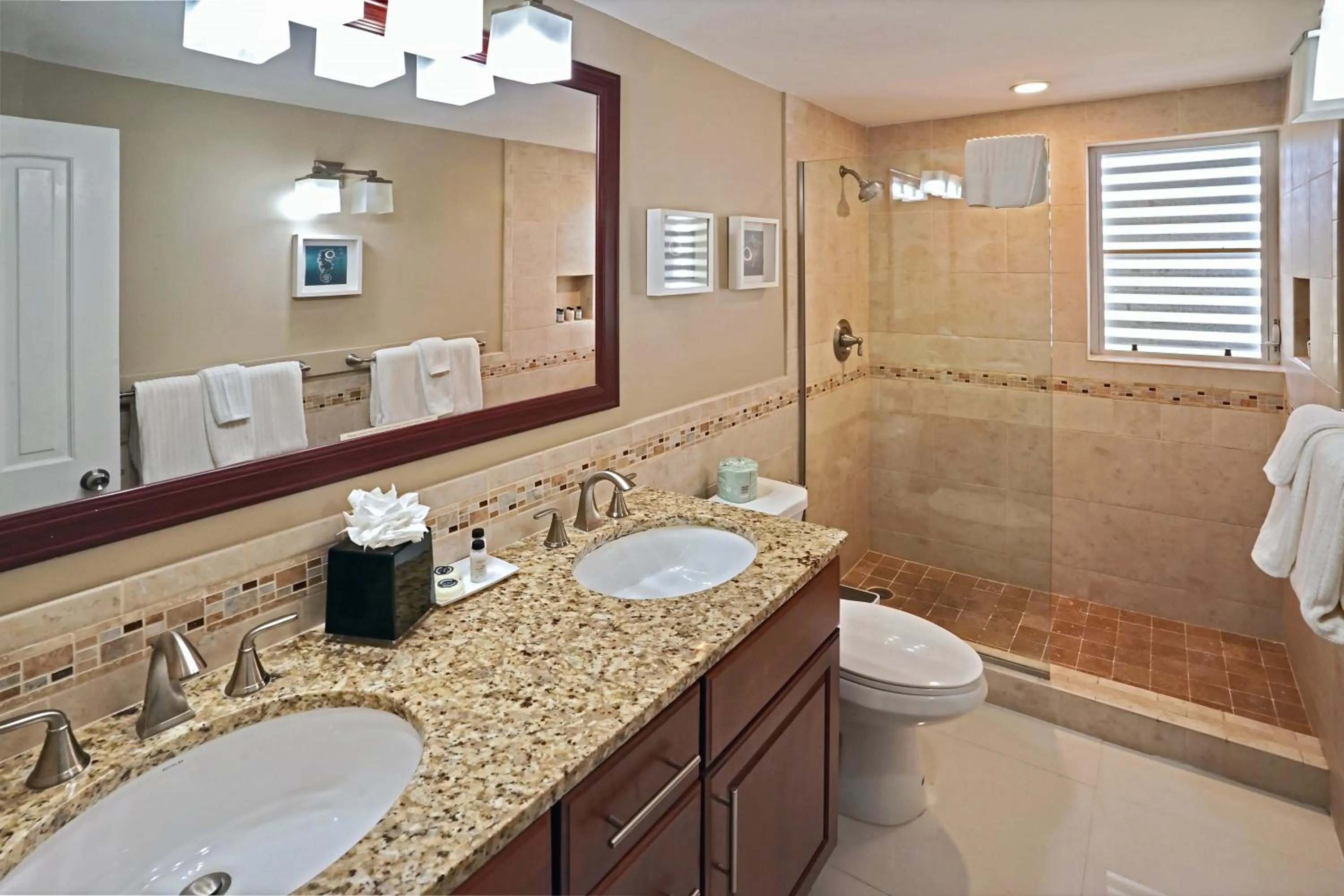 Bathroom in Secret Harbour Beach Resort