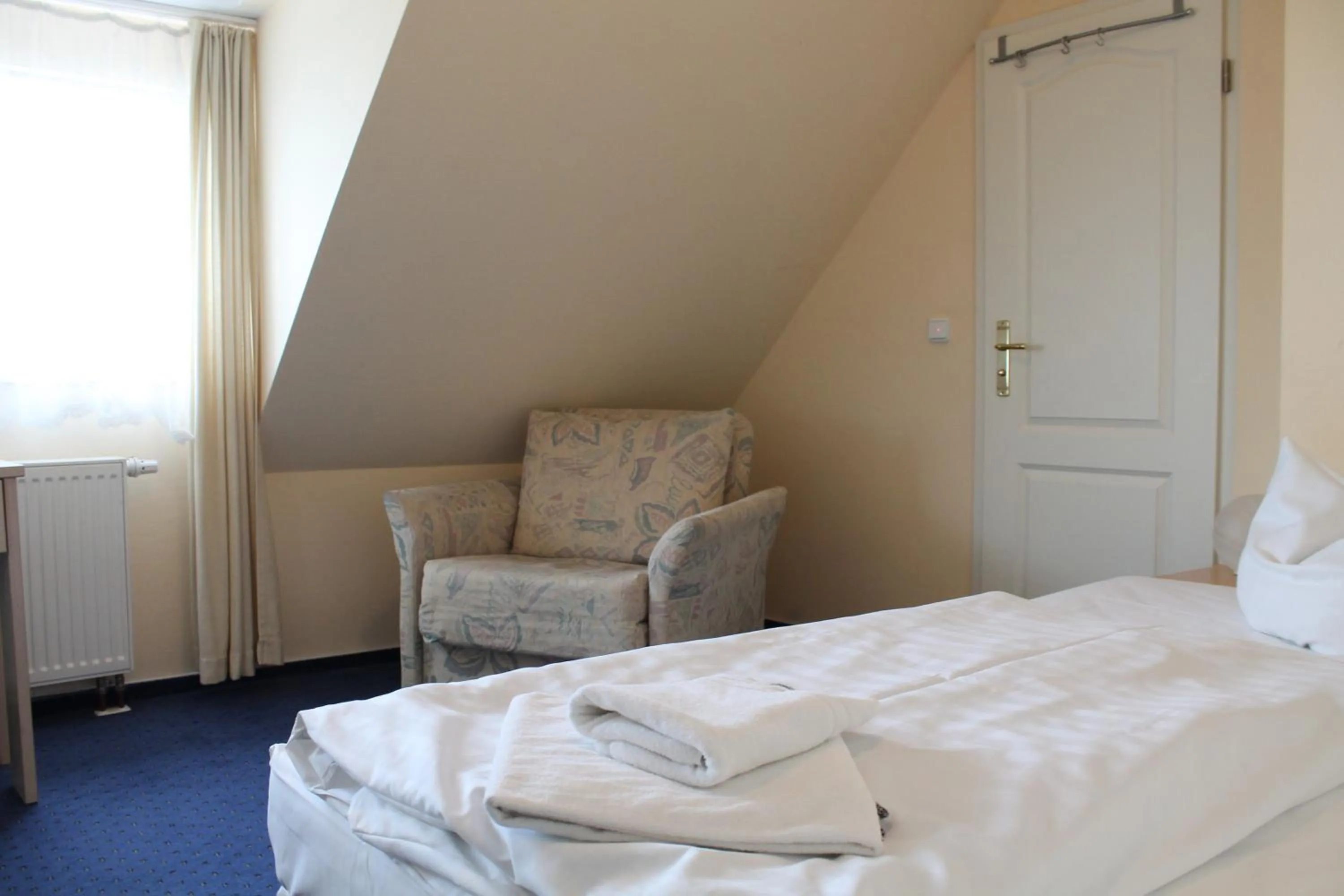 Bed in Hotel Stolteraa