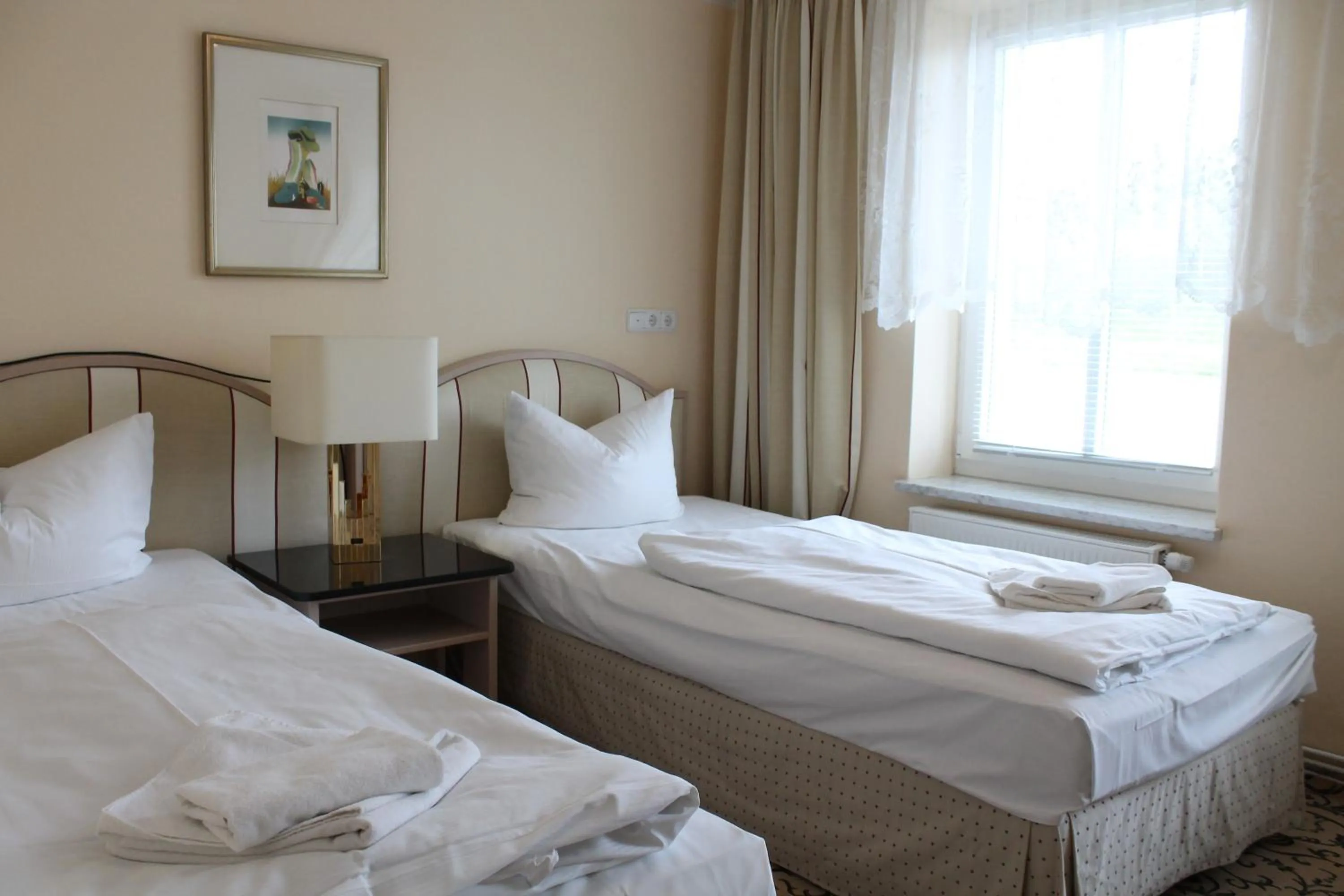 Bed in Hotel Stolteraa