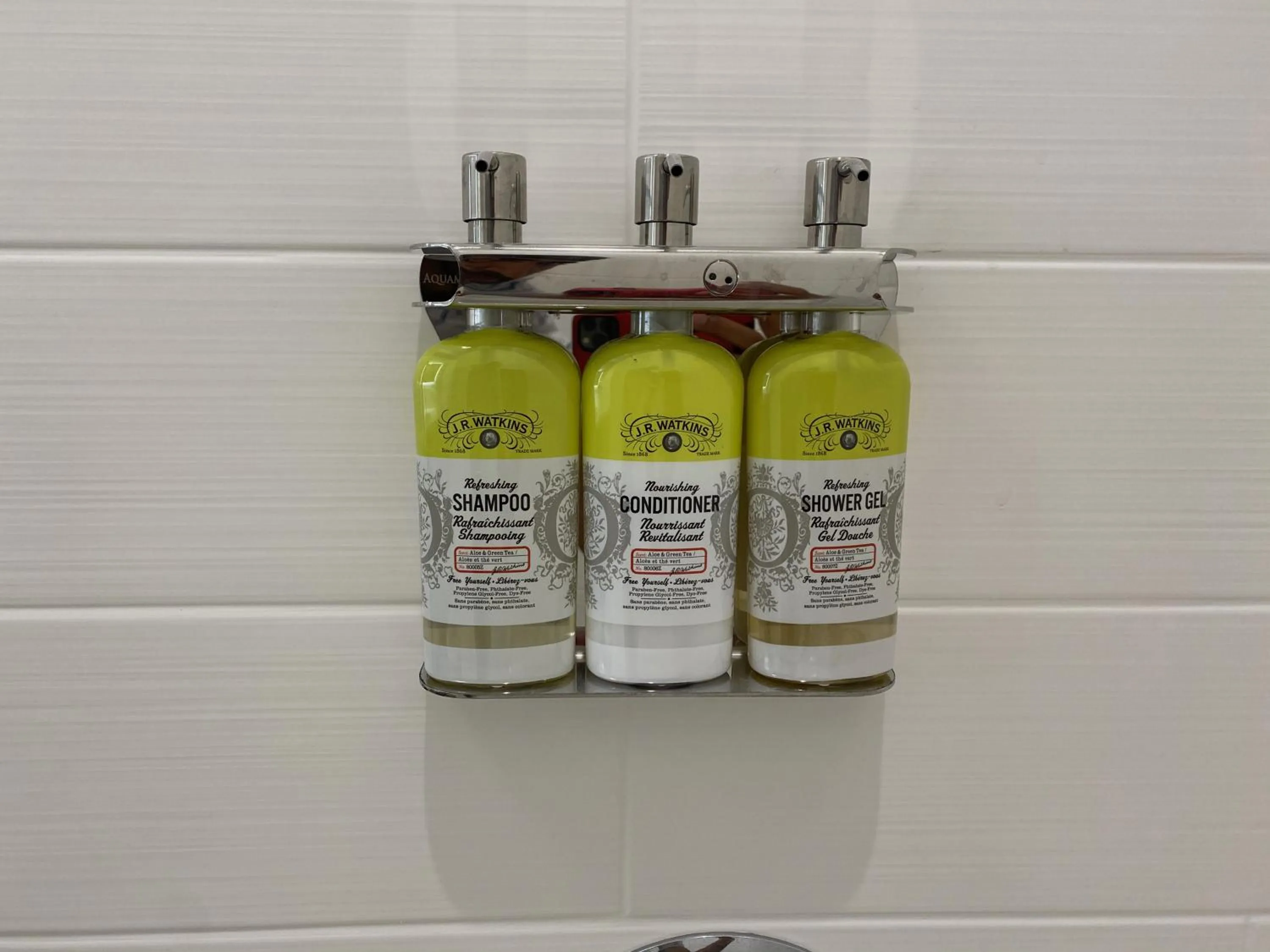 Shower in Holiday Inn Express & Suites Galveston West-Seawall