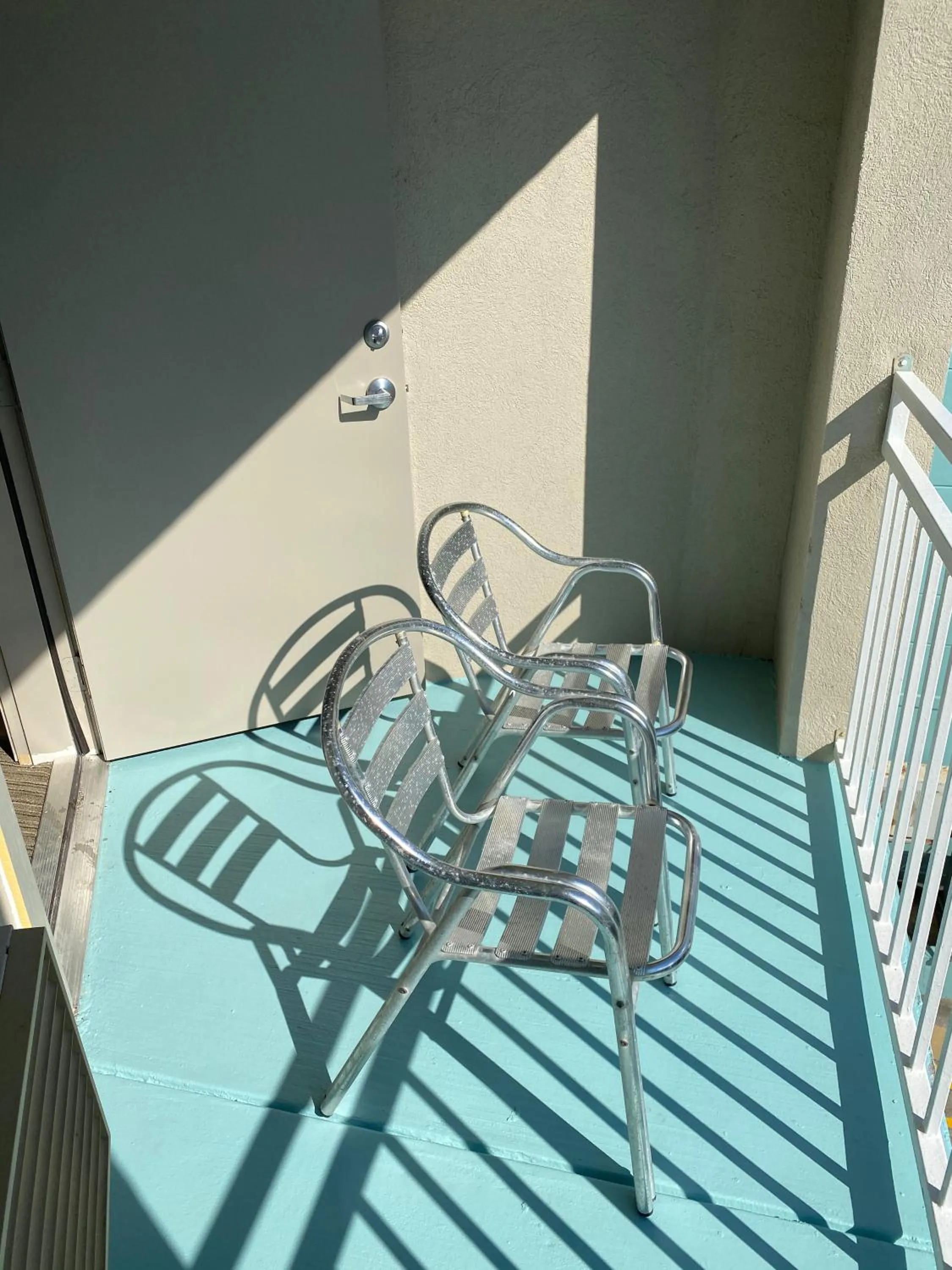 Balcony/Terrace in Holiday Inn Express & Suites Galveston West-Seawall