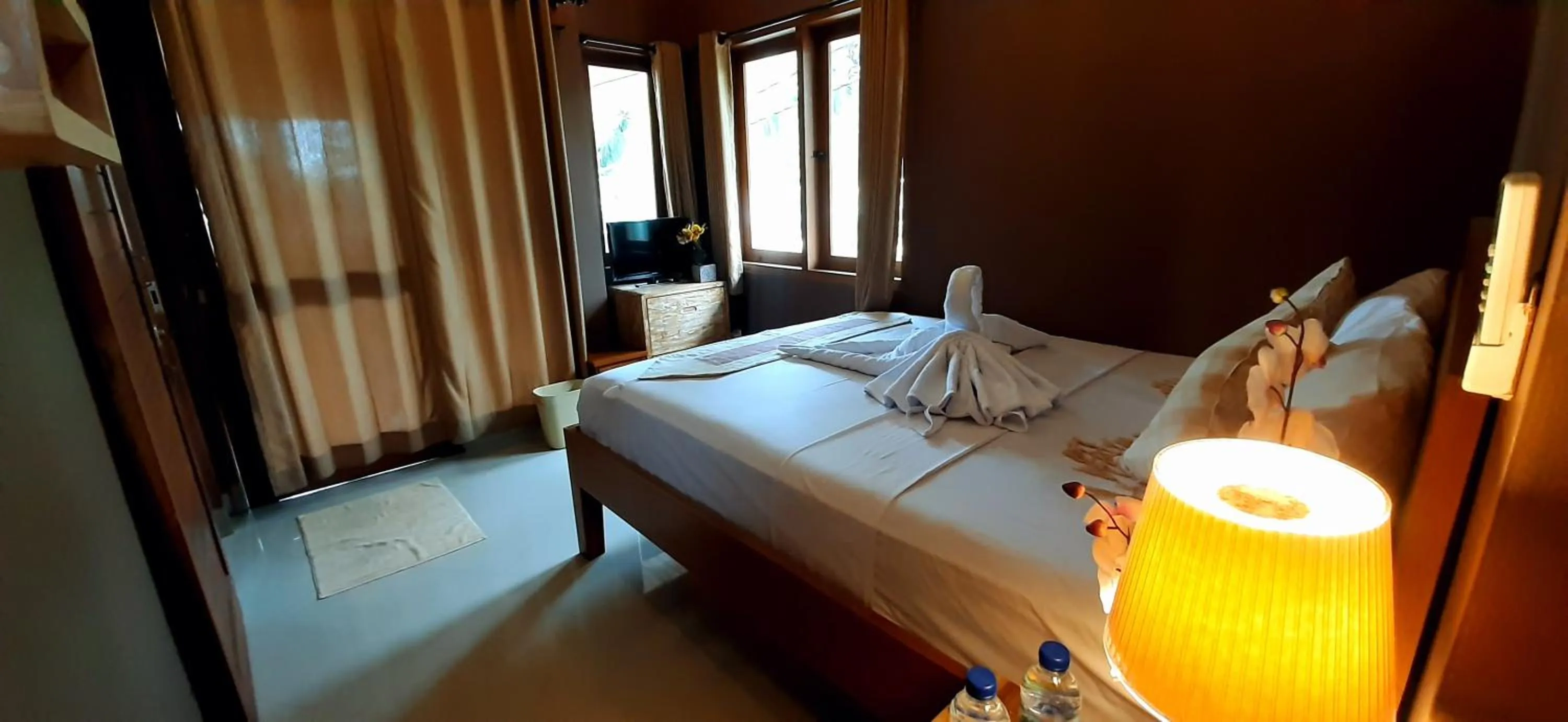 Bed in The point surfcamp Bali