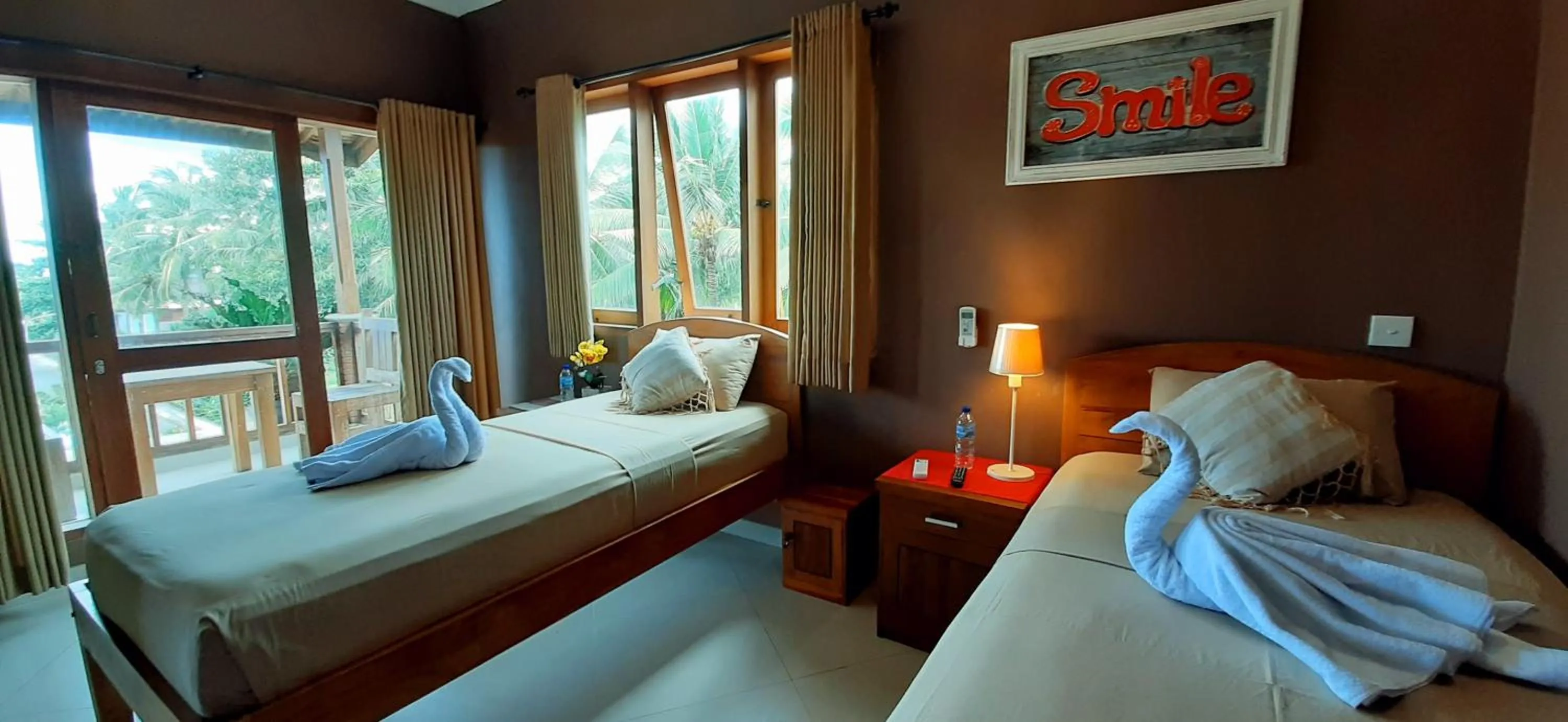 cot, Bed in The point surfcamp Bali