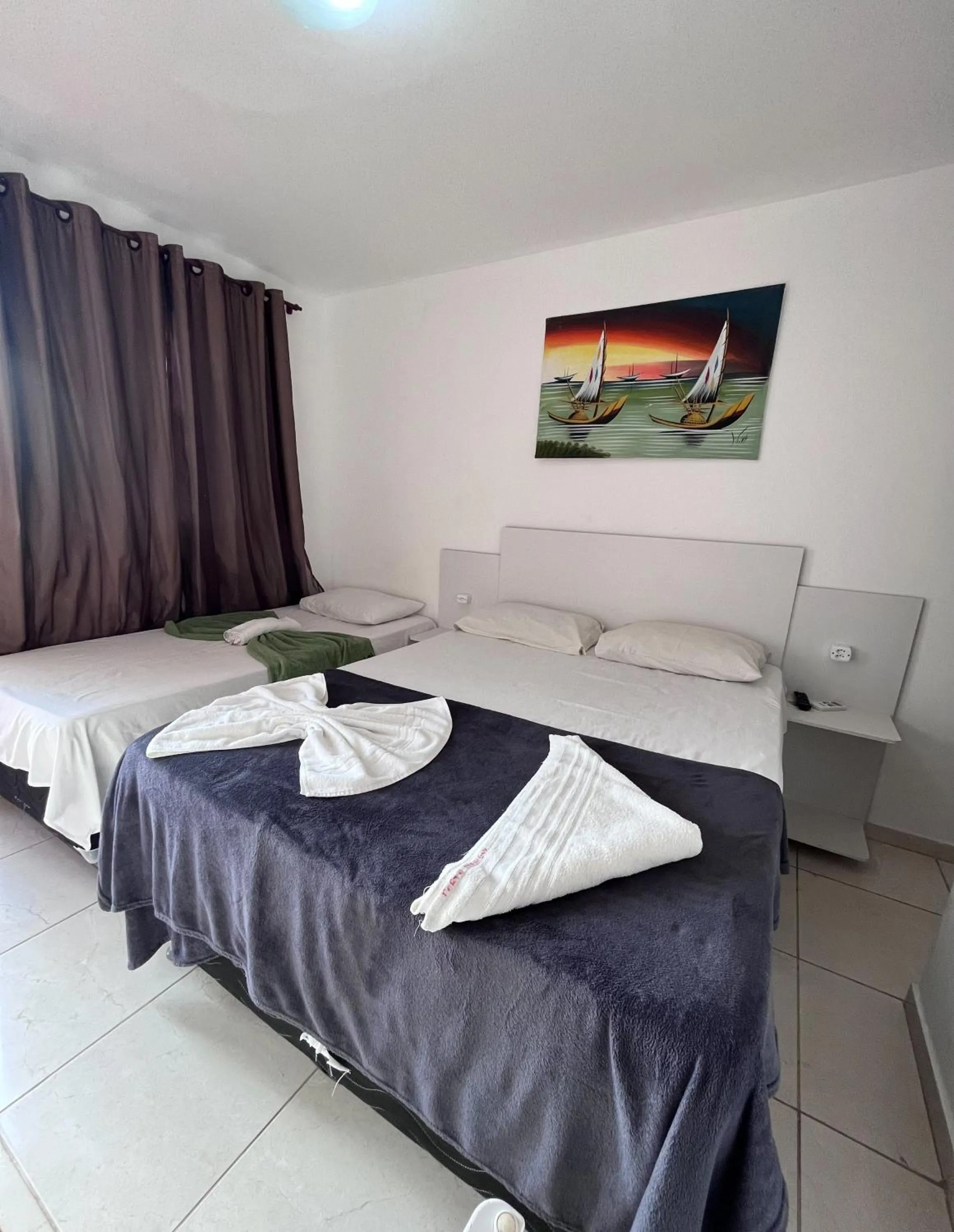 Bedroom, Bed in Pousada Porto de Amigos