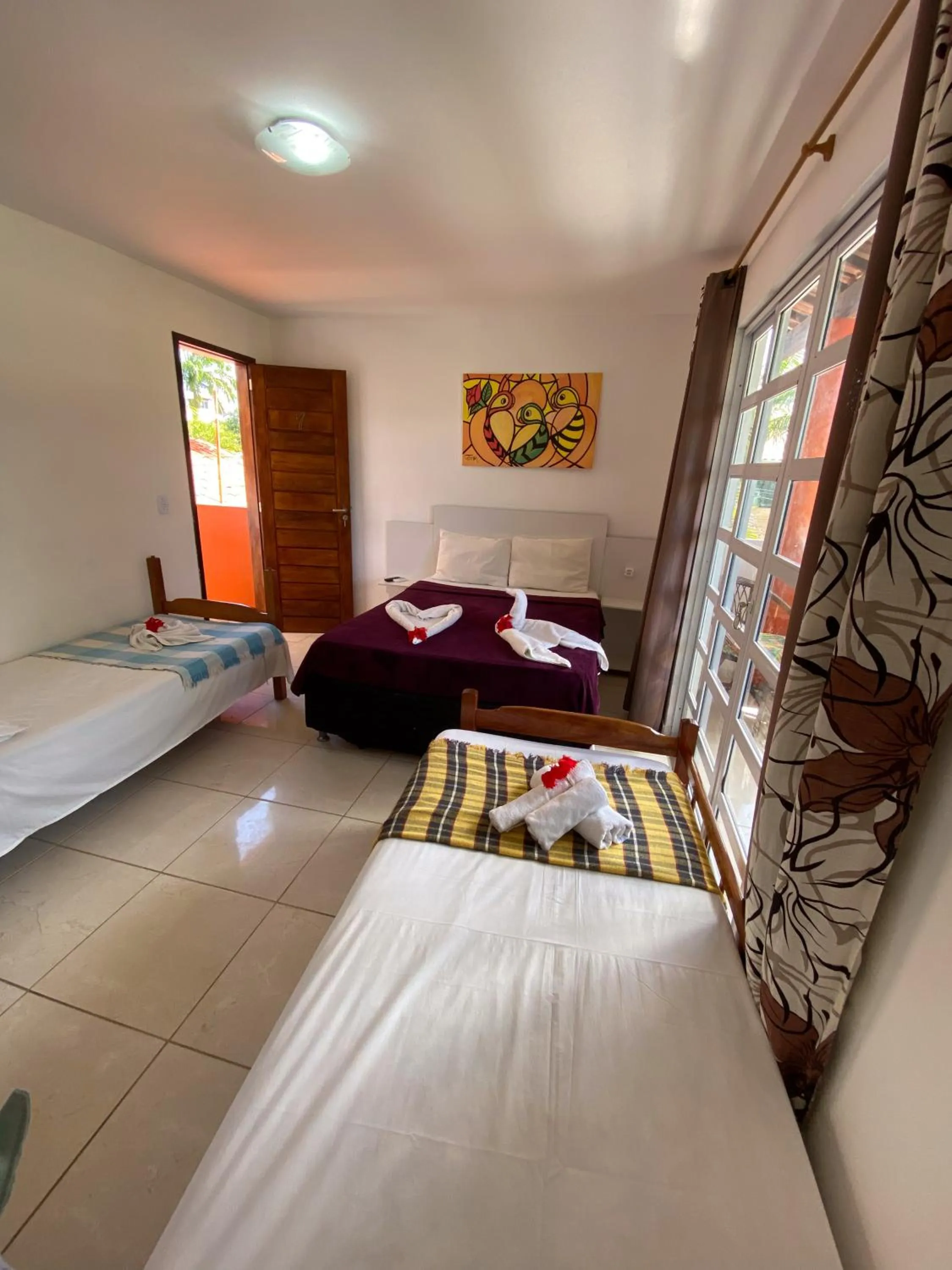 Bedroom, Bed in Pousada Porto de Amigos