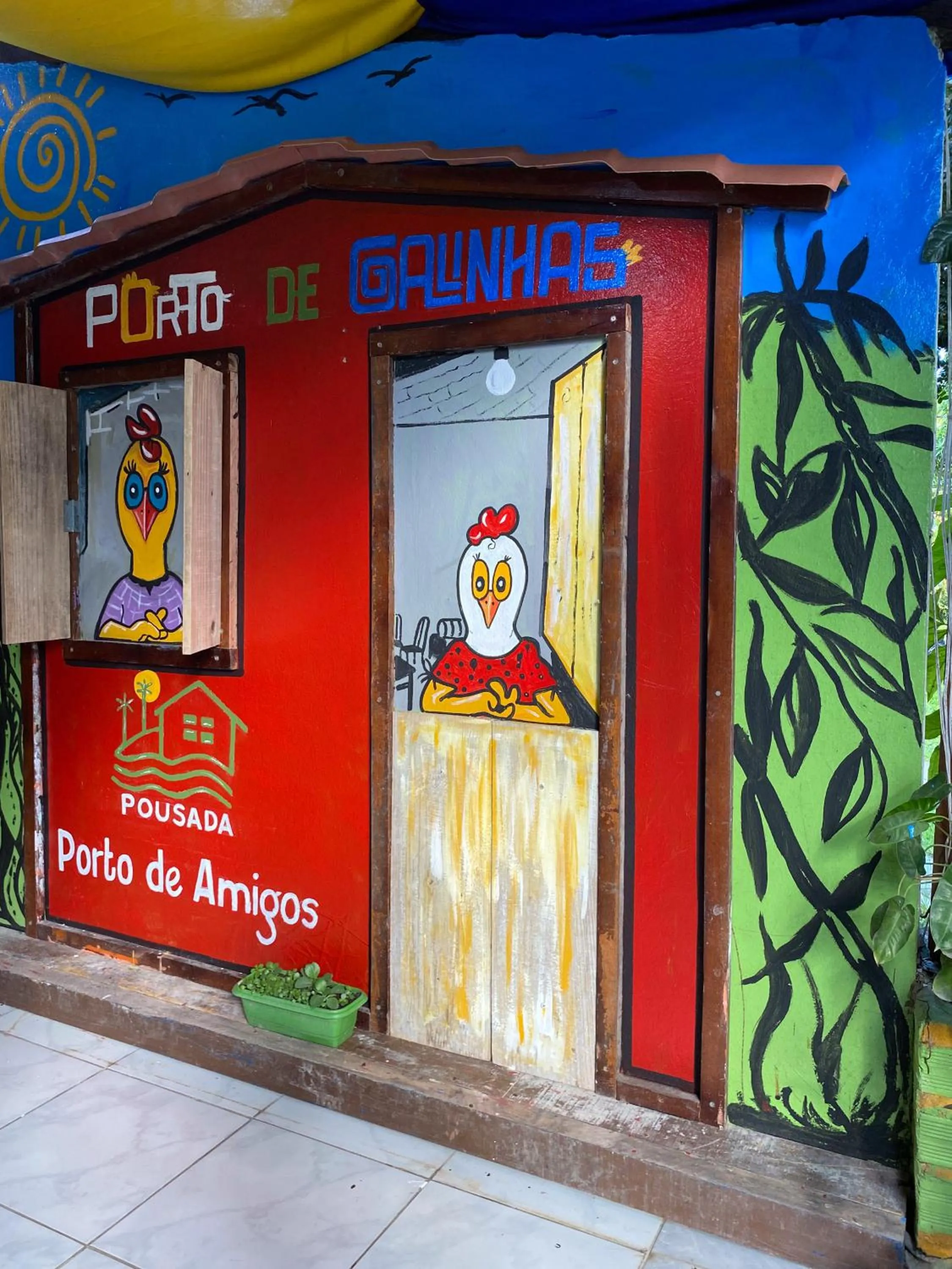 Restaurant/places to eat in Pousada Porto de Amigos