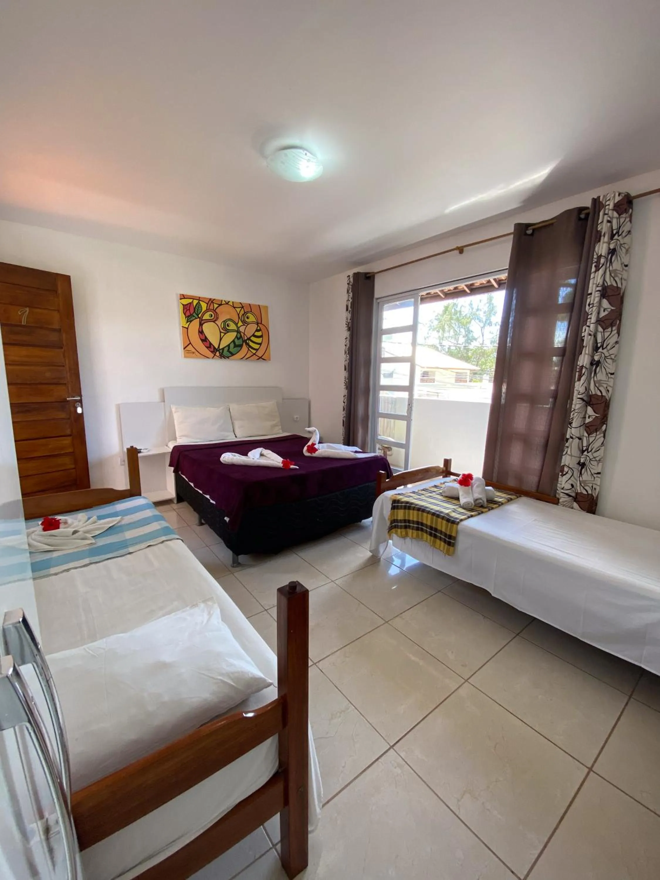 Bedroom, Bed in Pousada Porto de Amigos