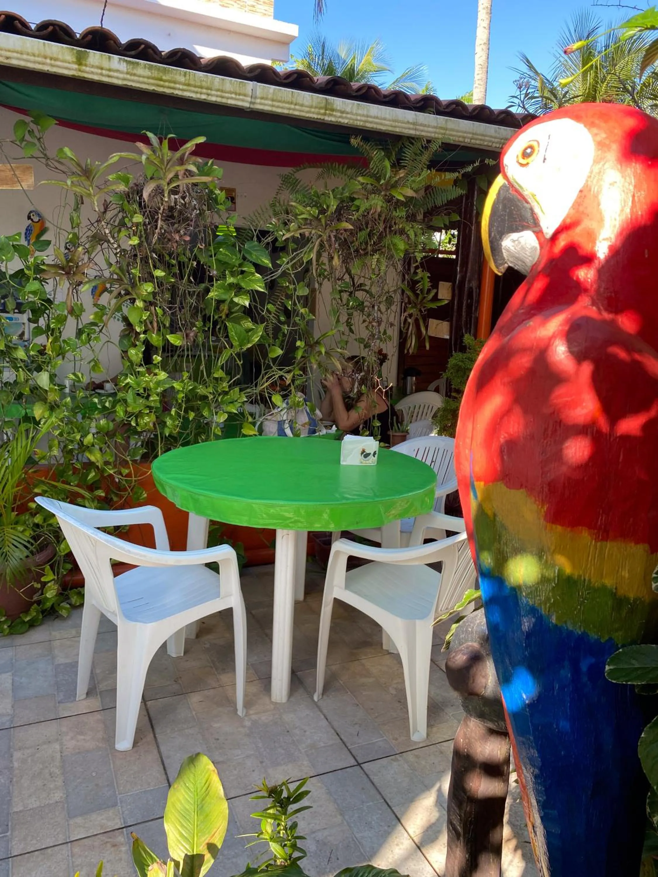 Dining area in Pousada Porto de Amigos
