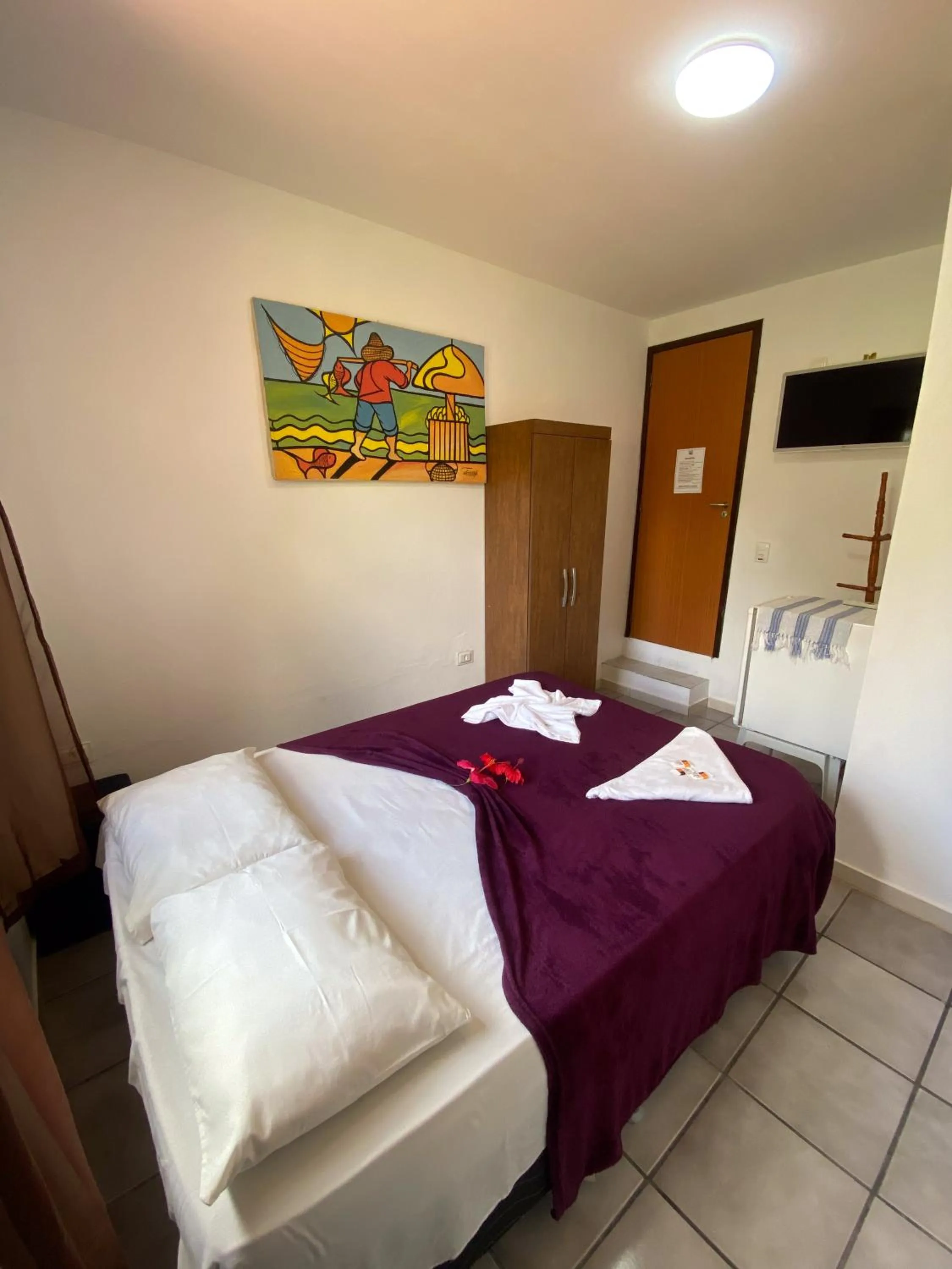 Bedroom, Bed in Pousada Porto de Amigos