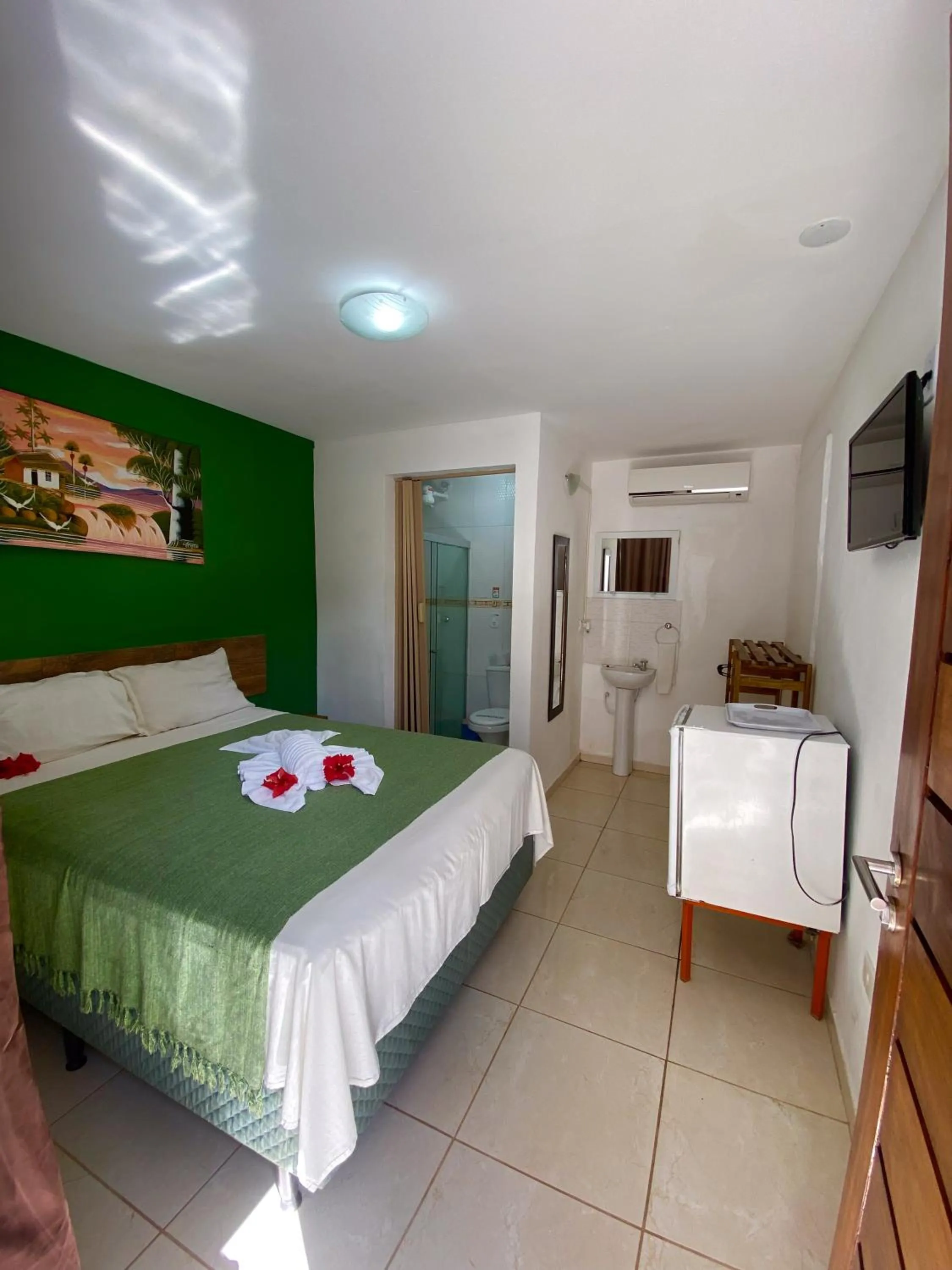 Bedroom, Bed in Pousada Porto de Amigos