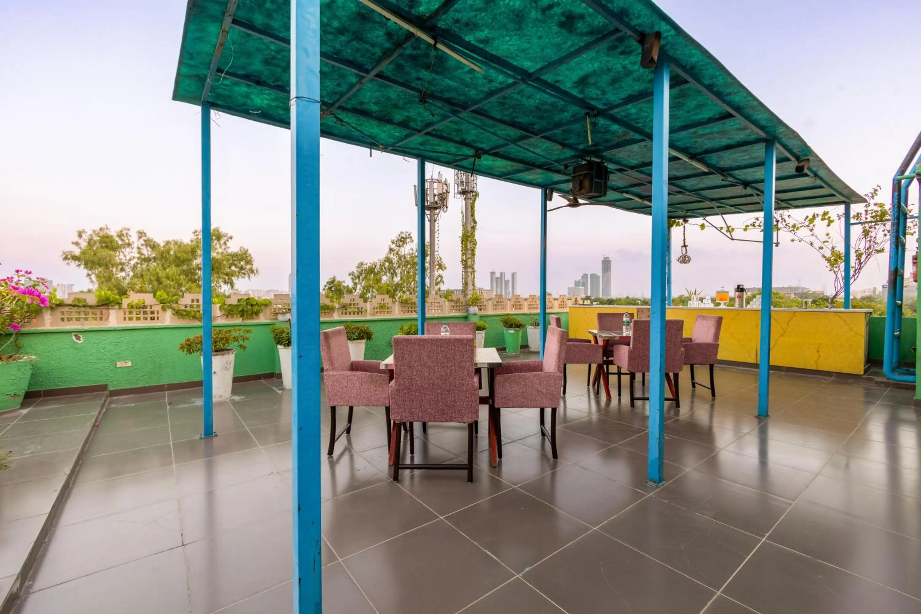 Patio in Hotel PK Residency Sector 18 Noida