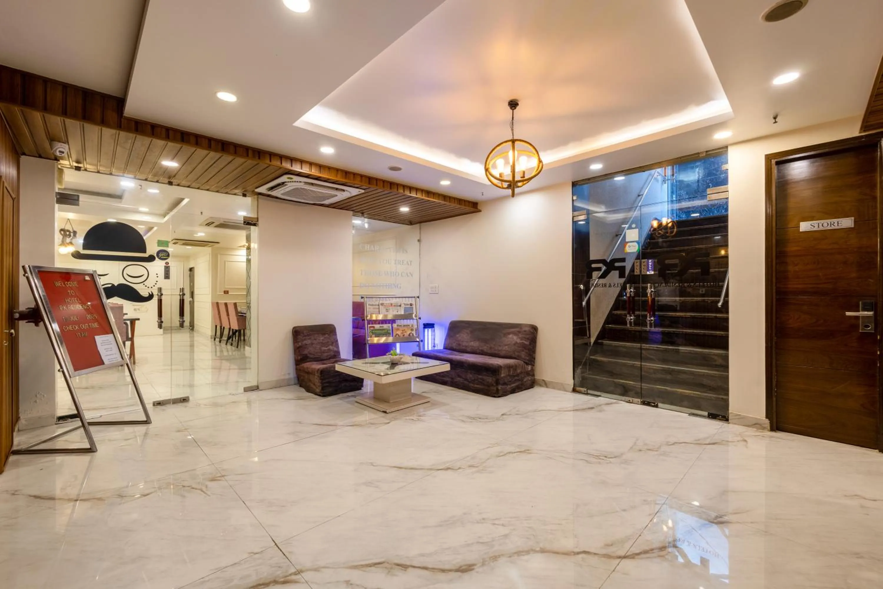 Lobby or reception in Hotel PK Residency Sector 18 Noida