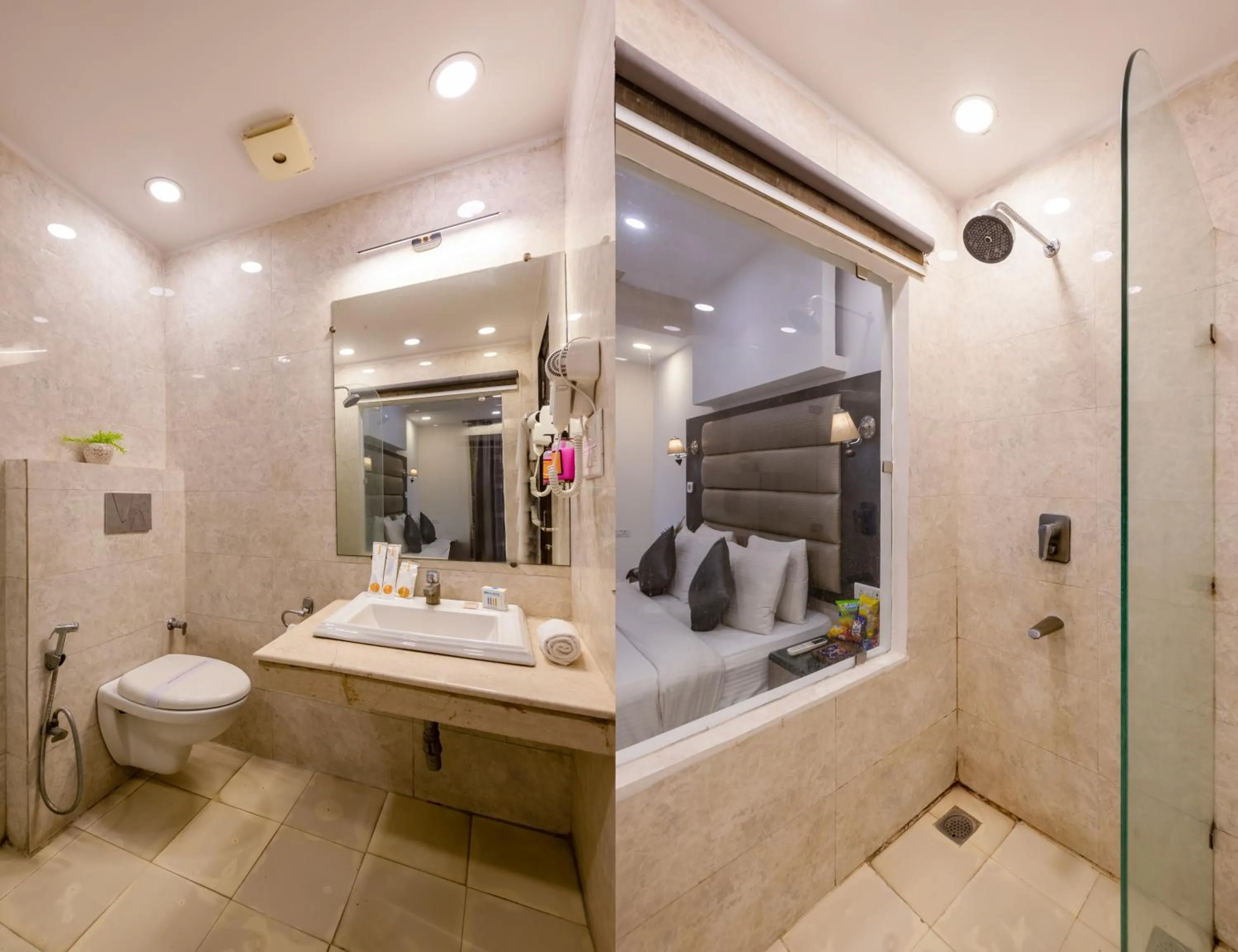 Shower in Hotel PK Residency Sector 18 Noida