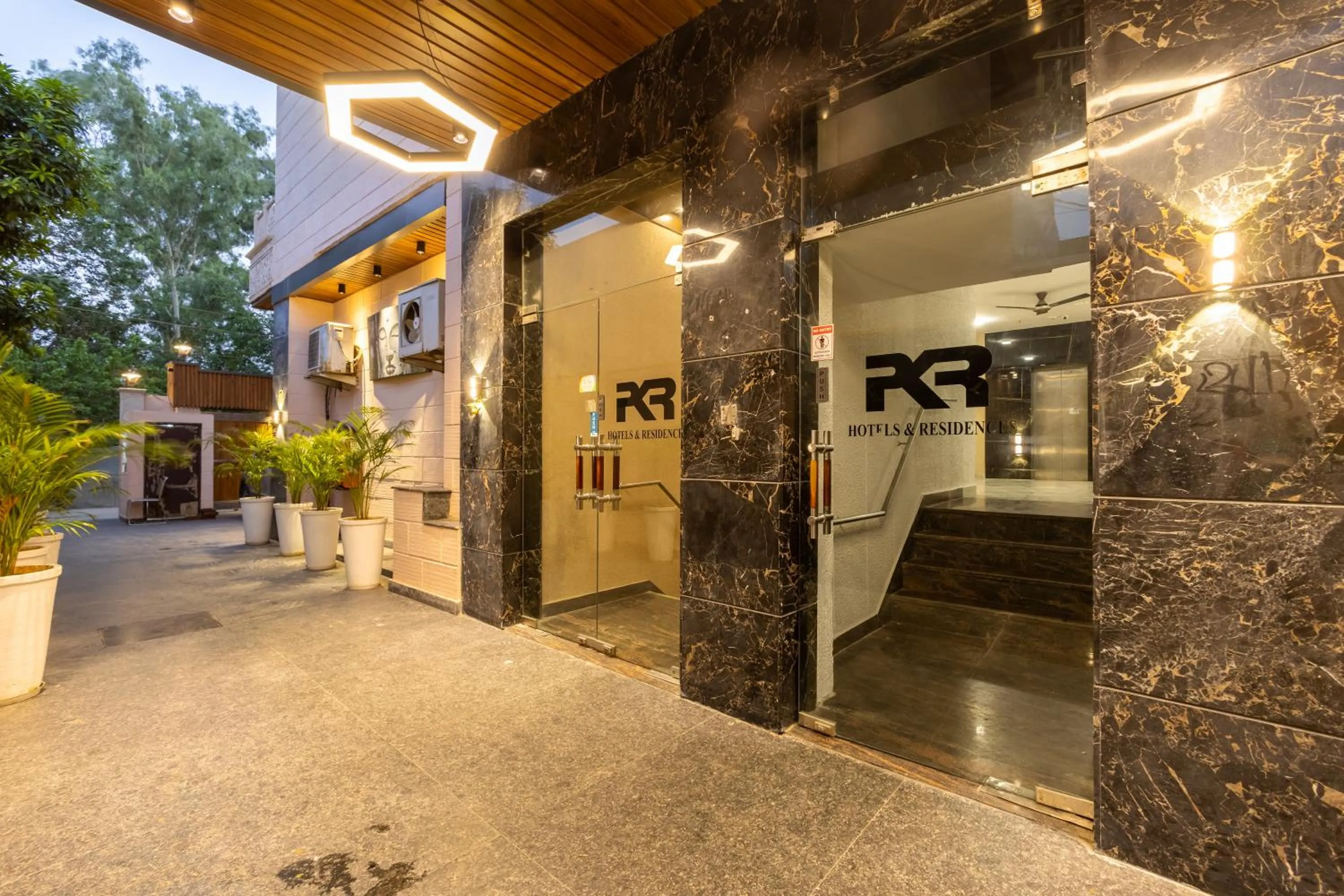 Facade/entrance in Hotel PK Residency Sector 18 Noida