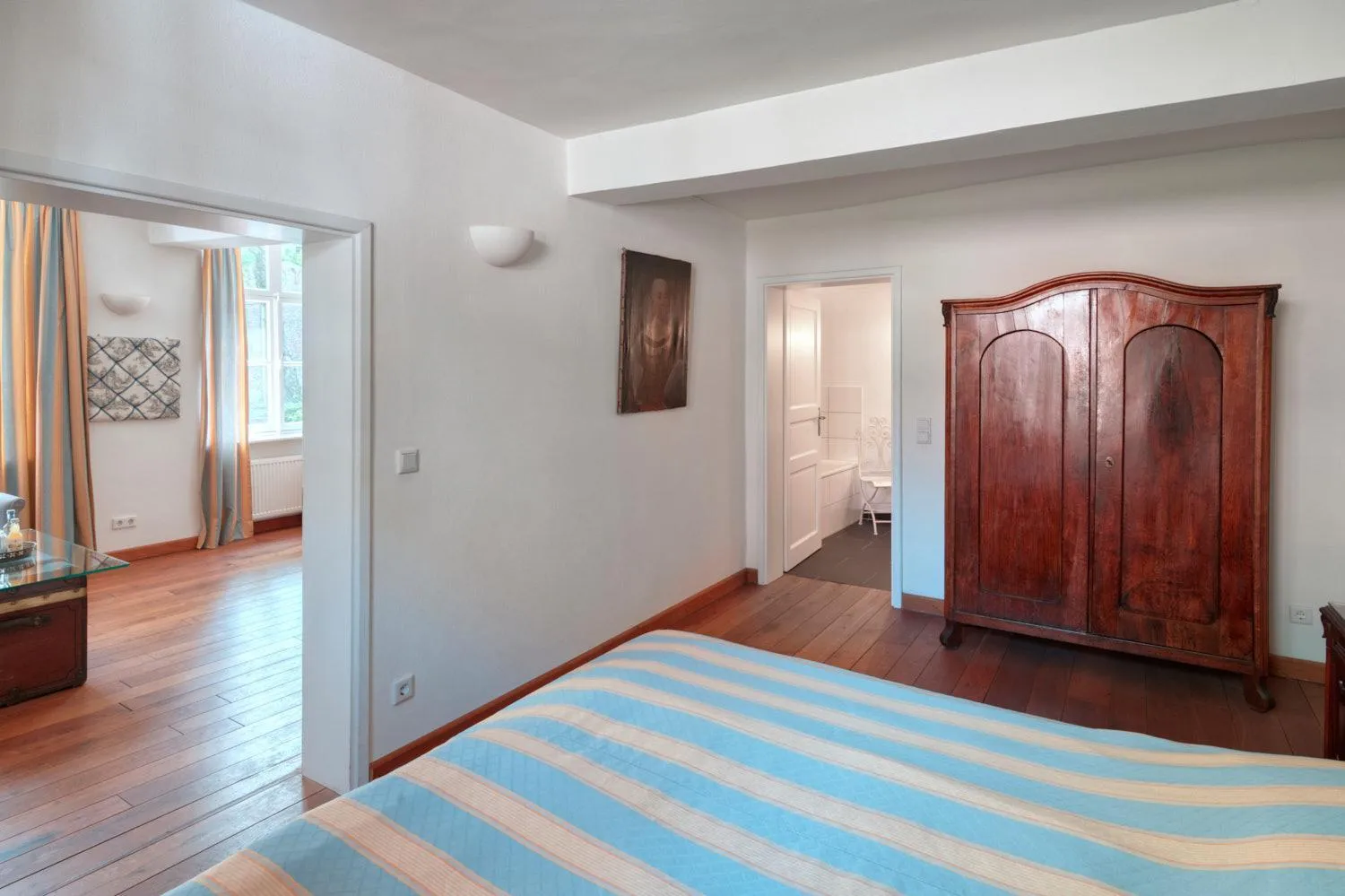 Bedroom, Bed in Schloss Wissen