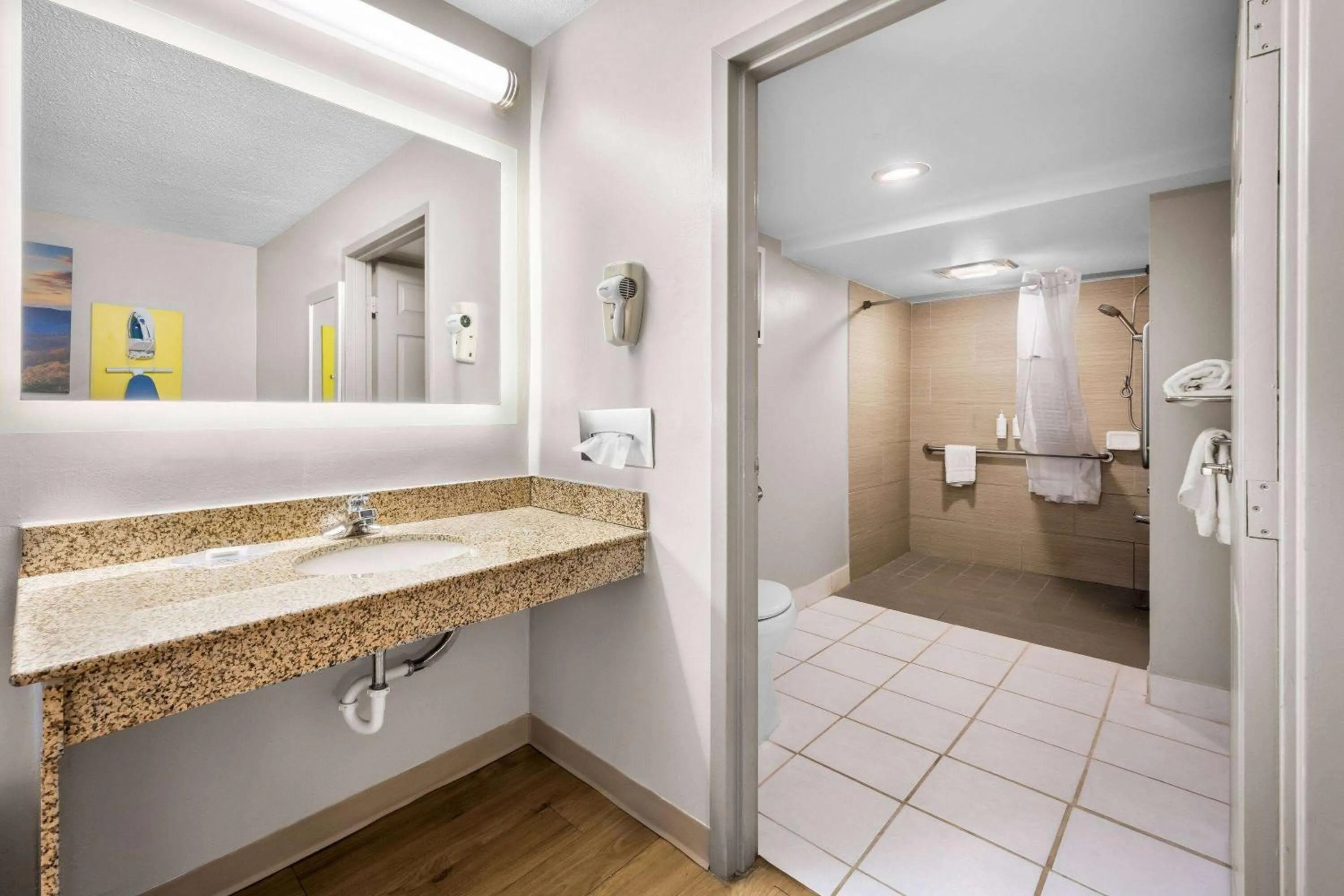 Shower in Days Inn by Wyndham Raleigh Midtown