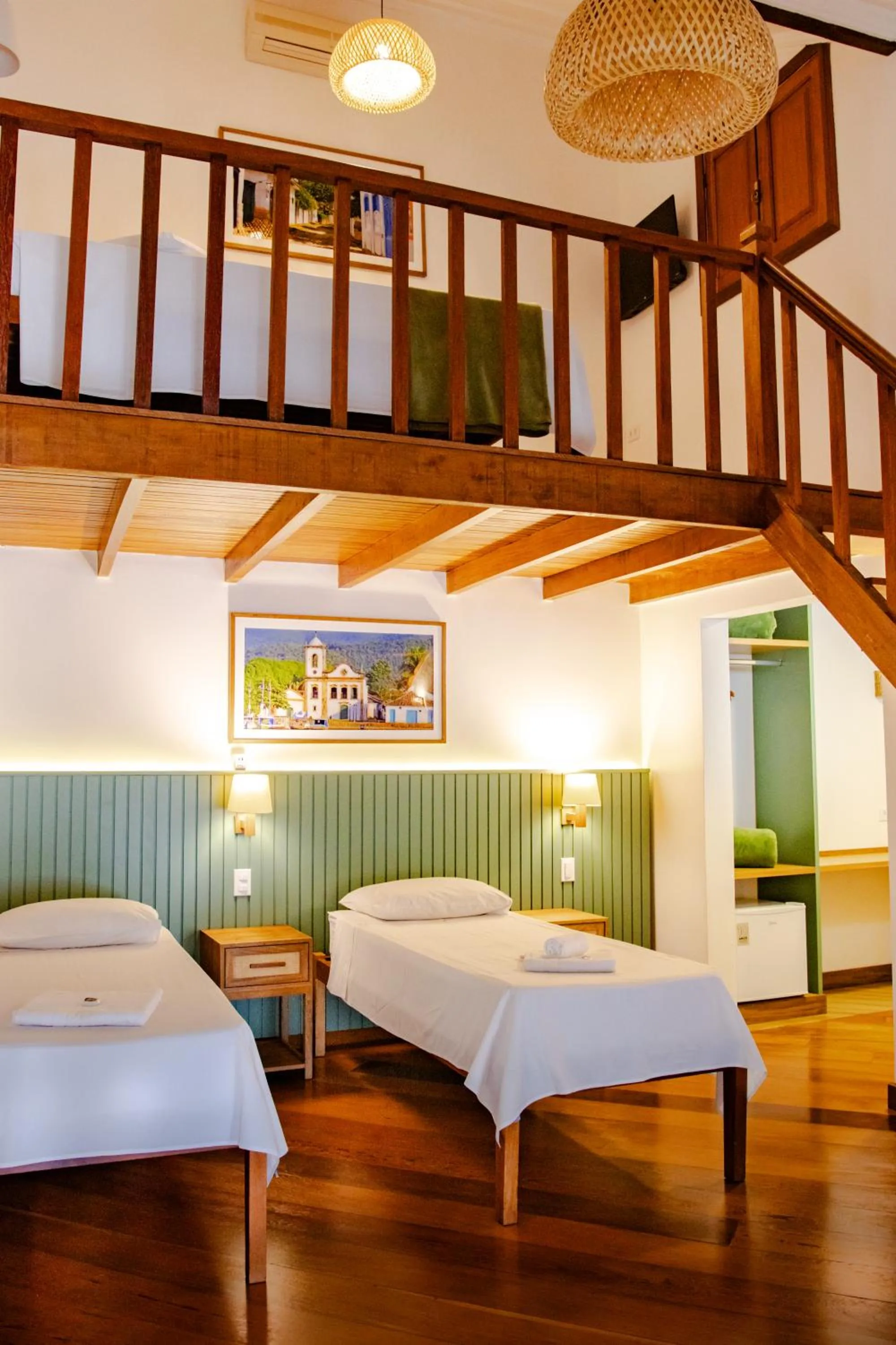 Bed in Pousada Valhacouto