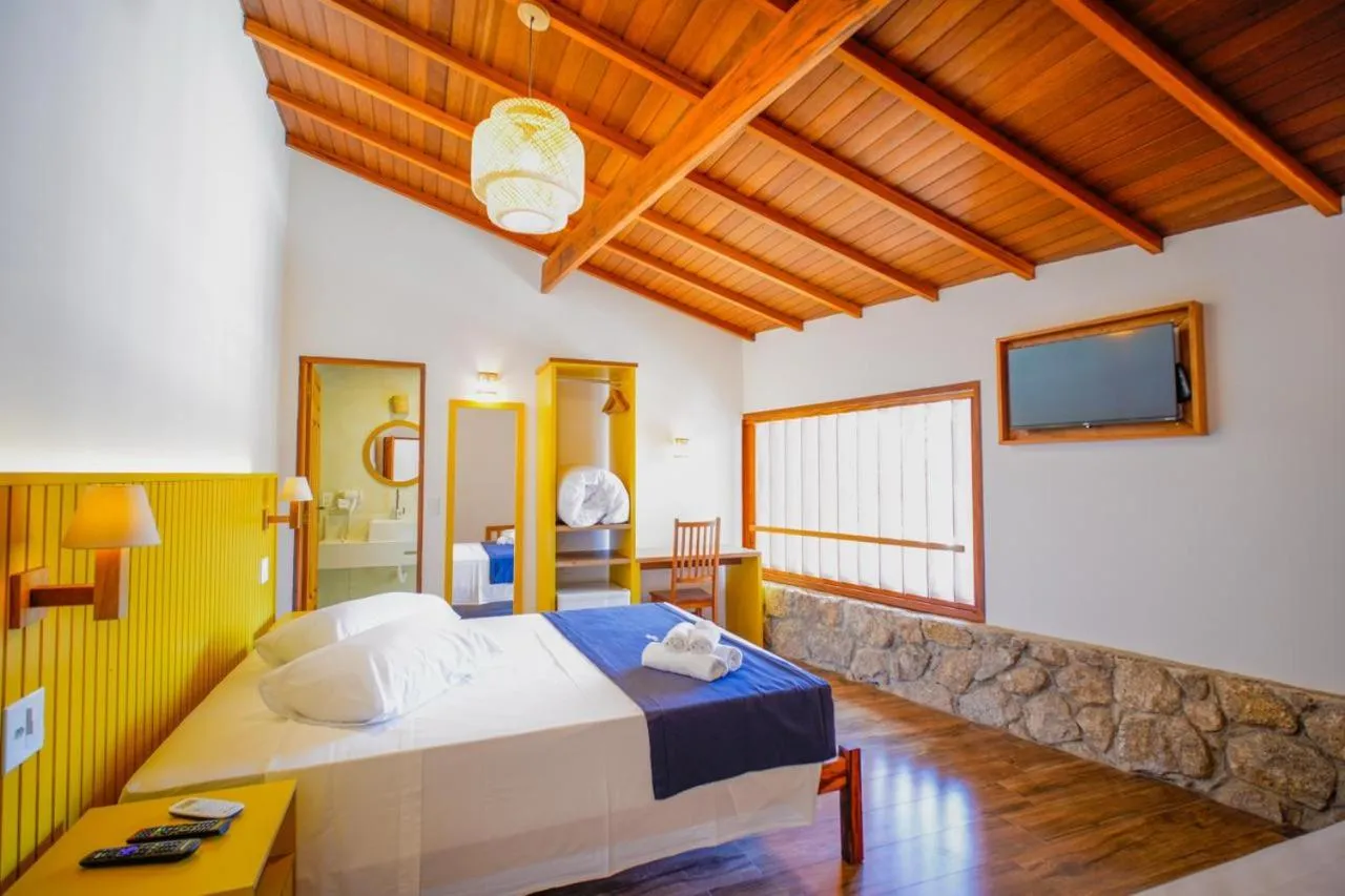 Bed in Pousada Valhacouto