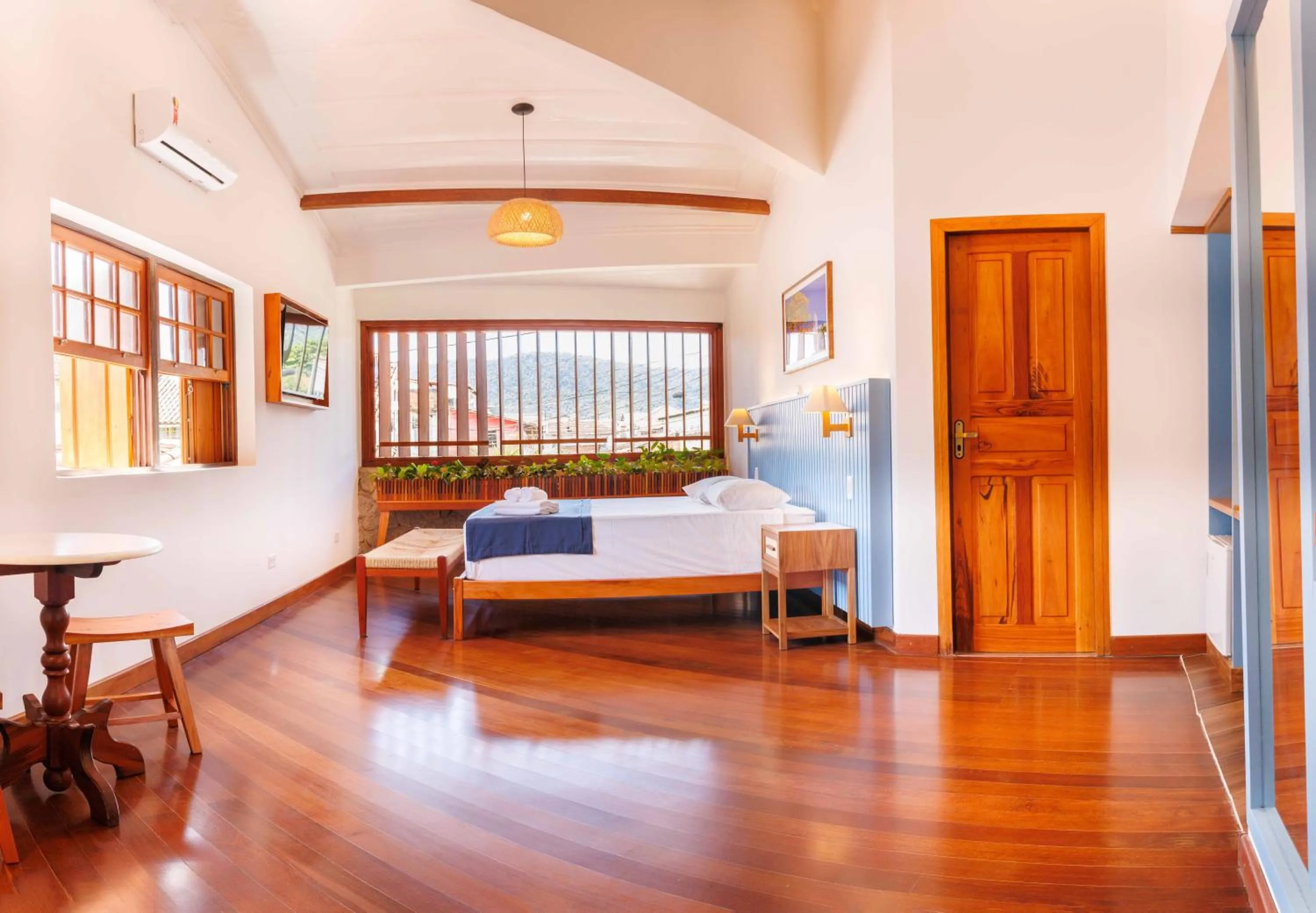 Bed in Pousada Valhacouto