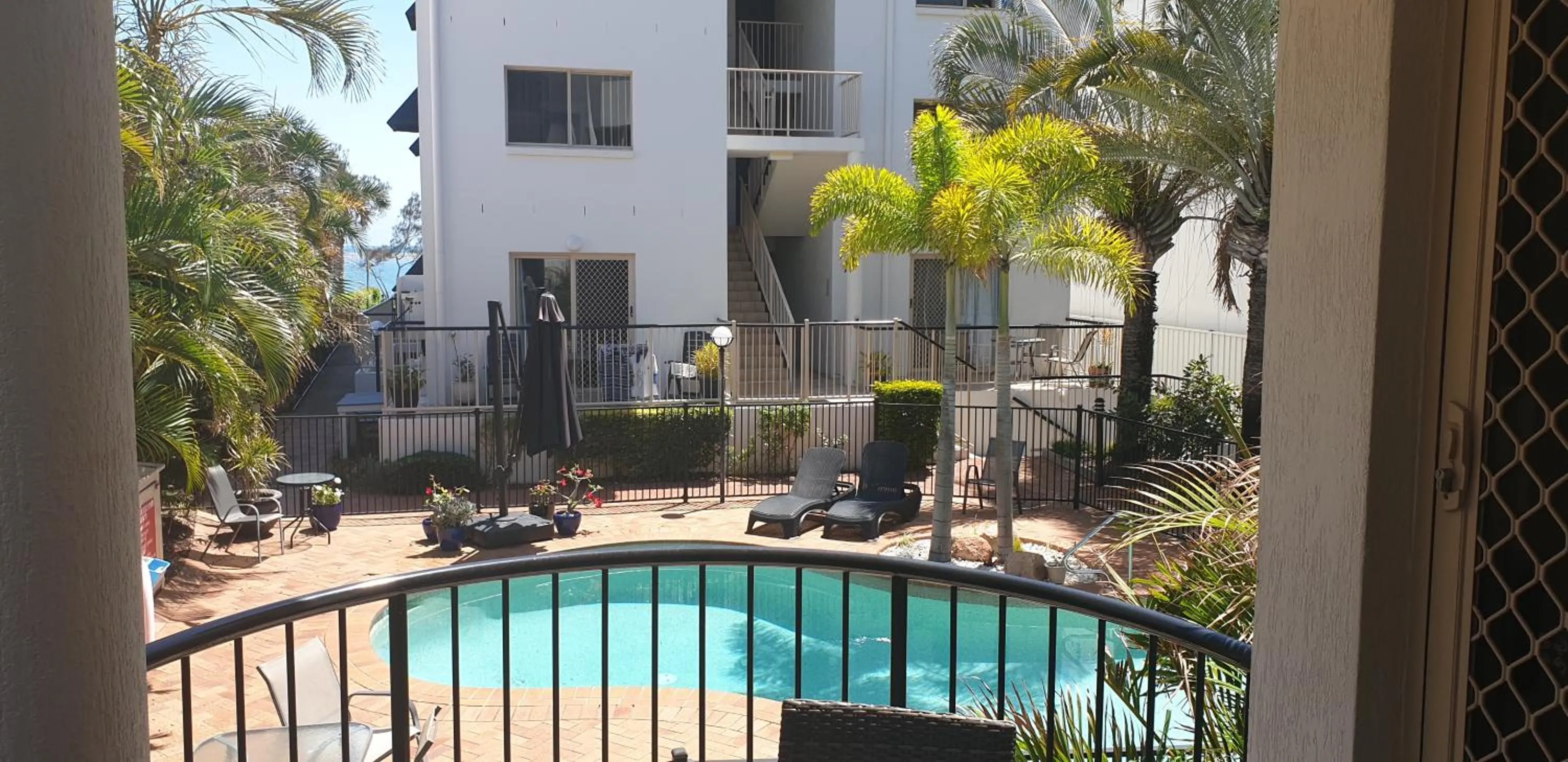 Garden view in Santalina On Hervey Bay