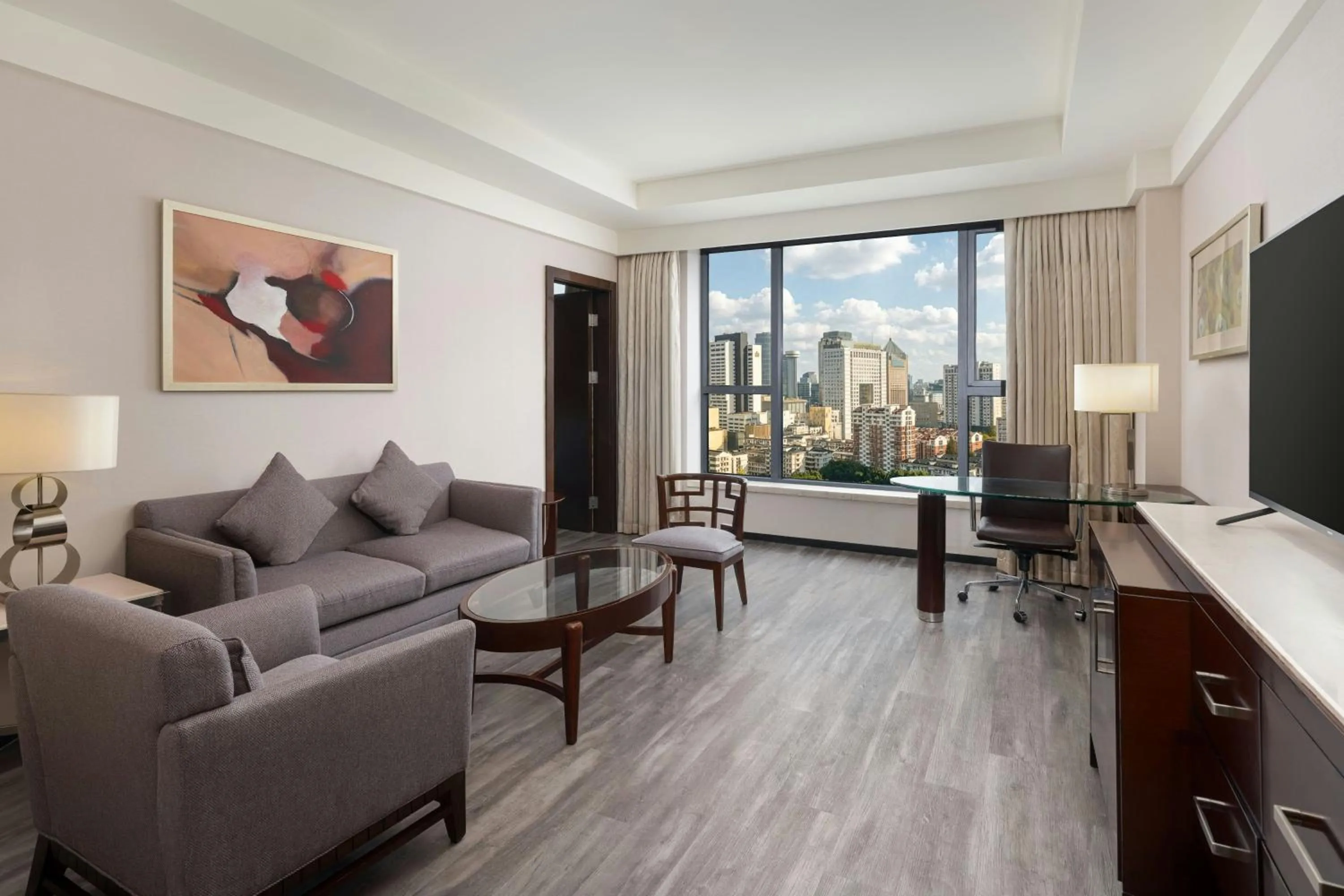 Living room in Courtyard by Marriott Hangzhou Wulin