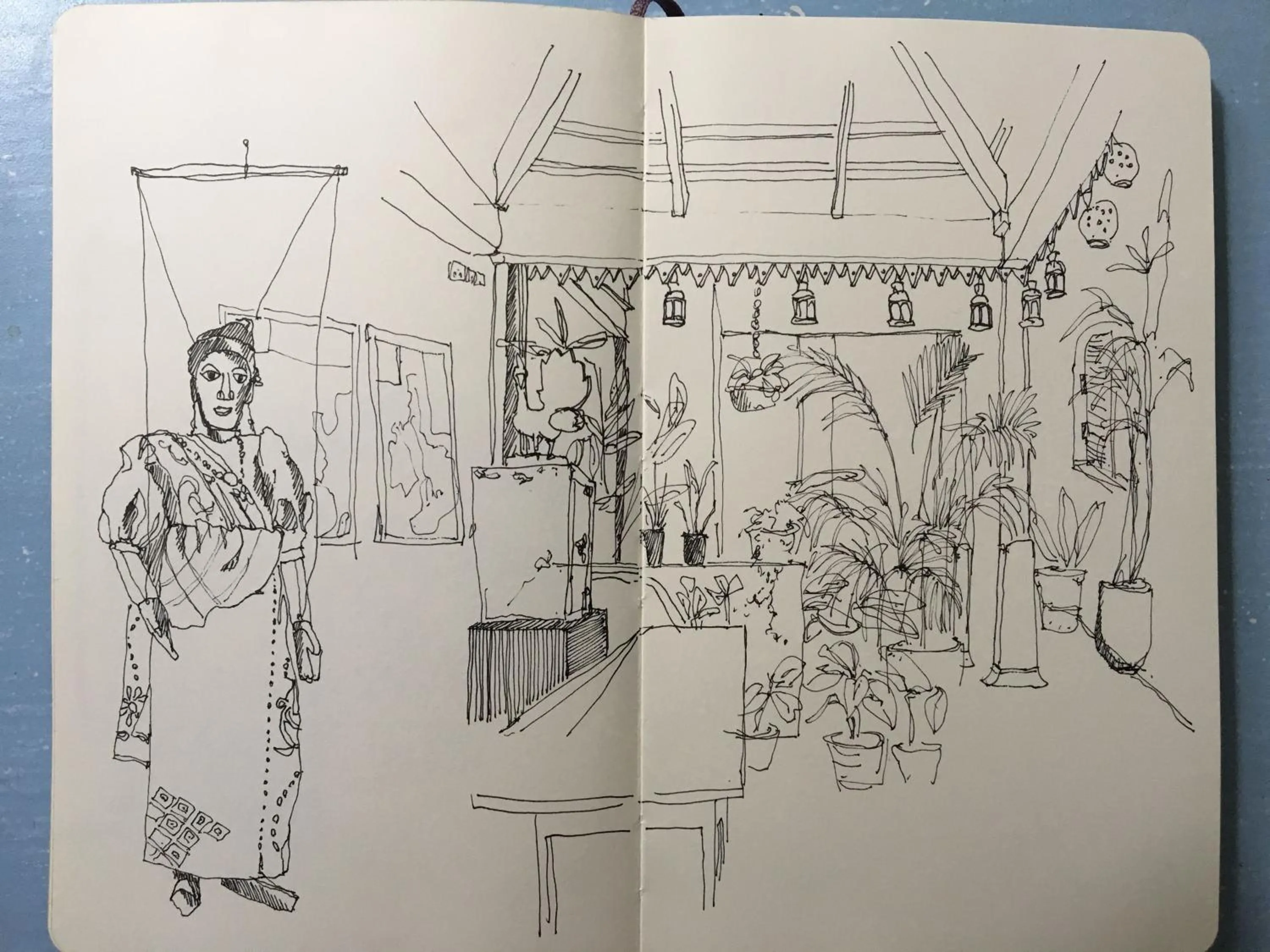 Decorative detail in LE JARDIN DU FORT - GALLE