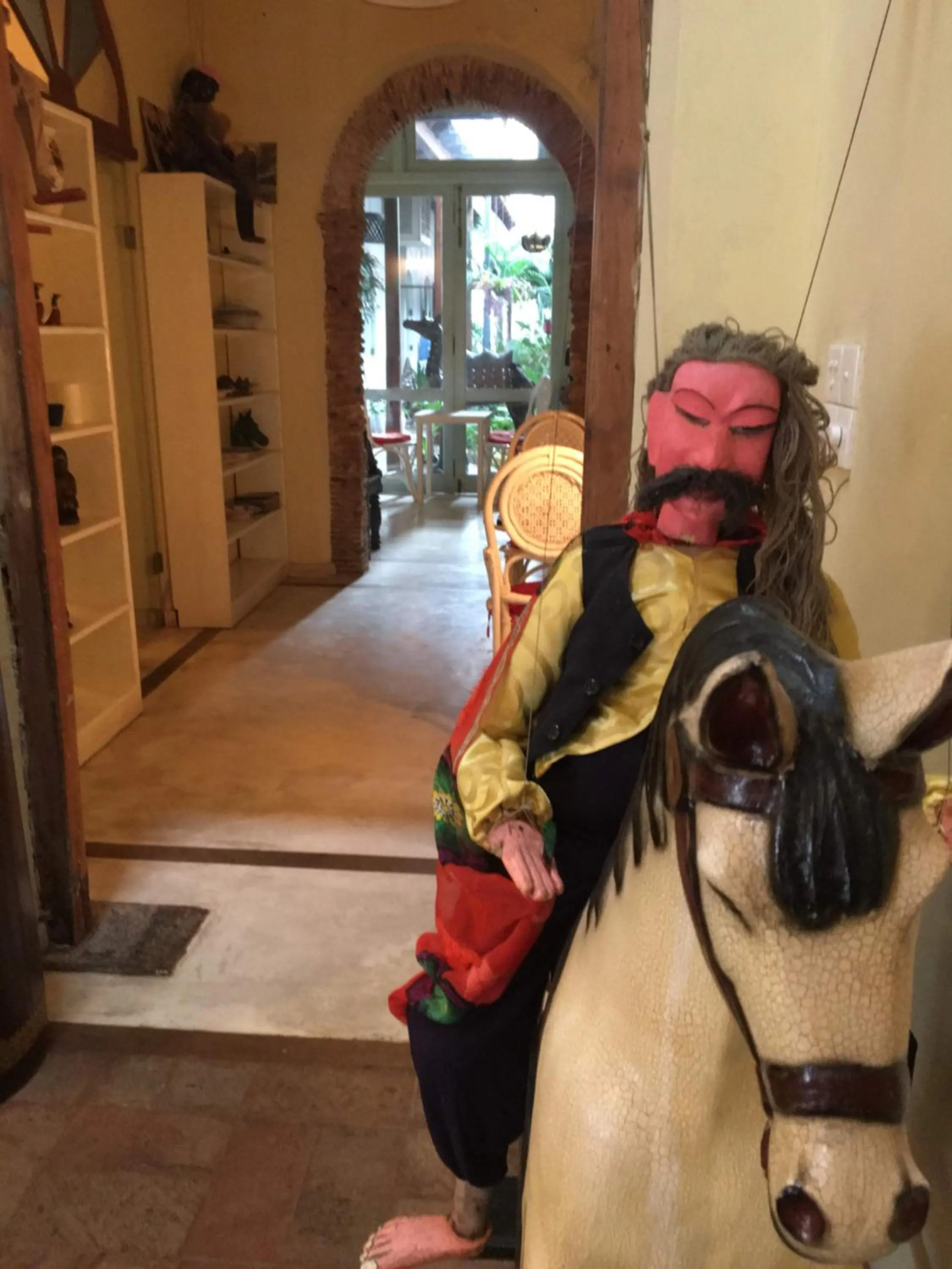 Decorative detail in LE JARDIN DU FORT - GALLE