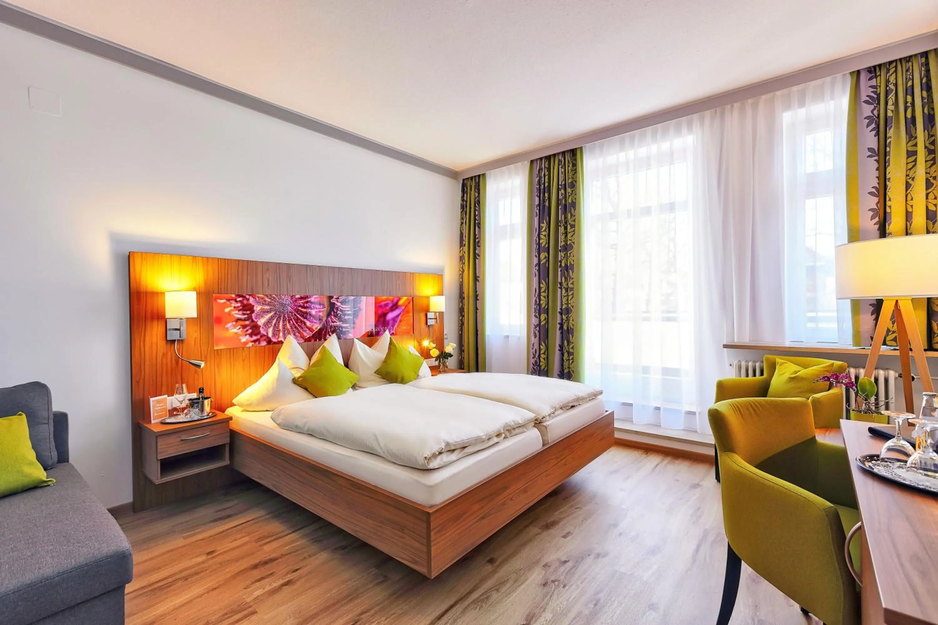 Photo of the whole room, Bed in Hotel Sonnengarten