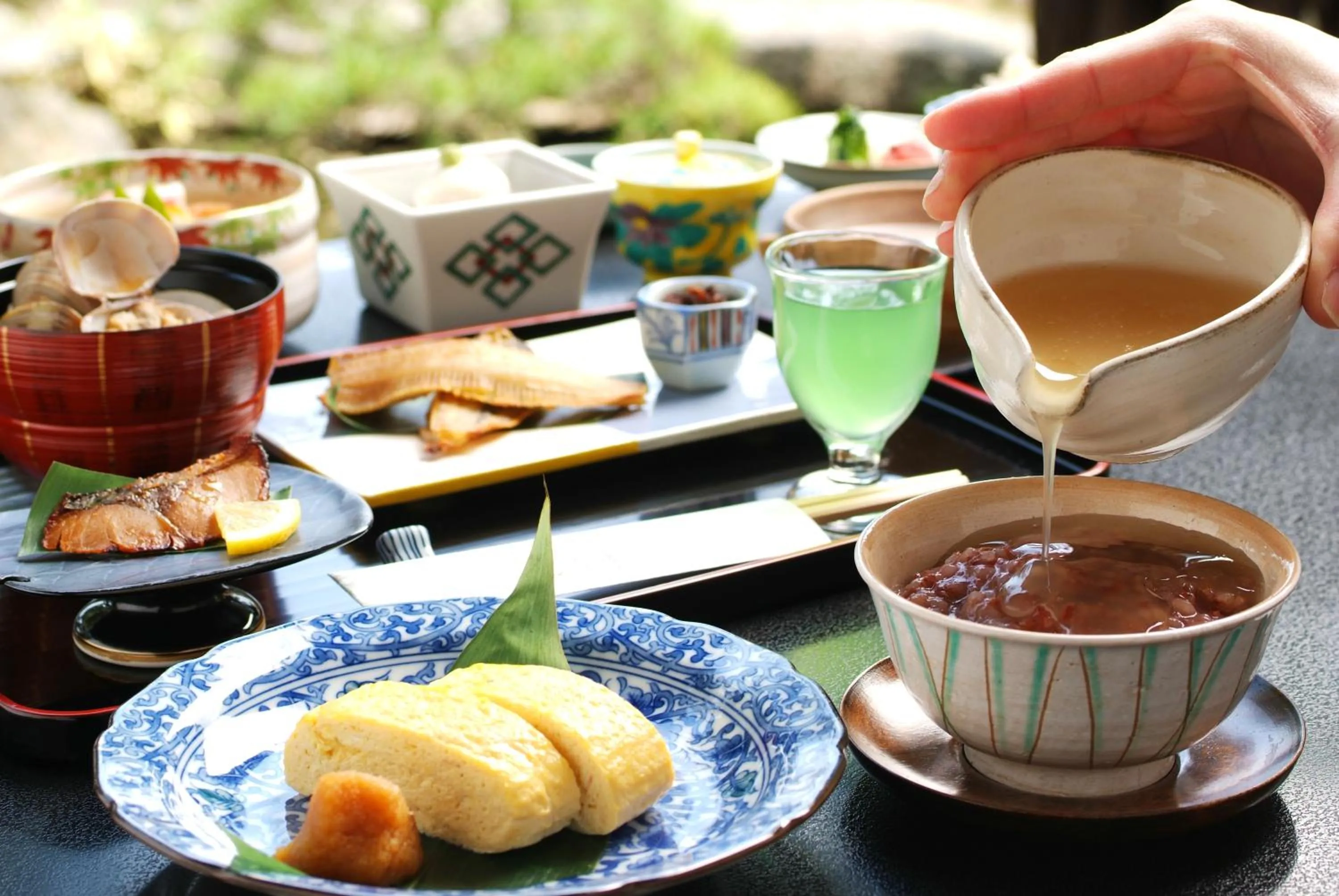 Breakfast in Monjusou Shourotei