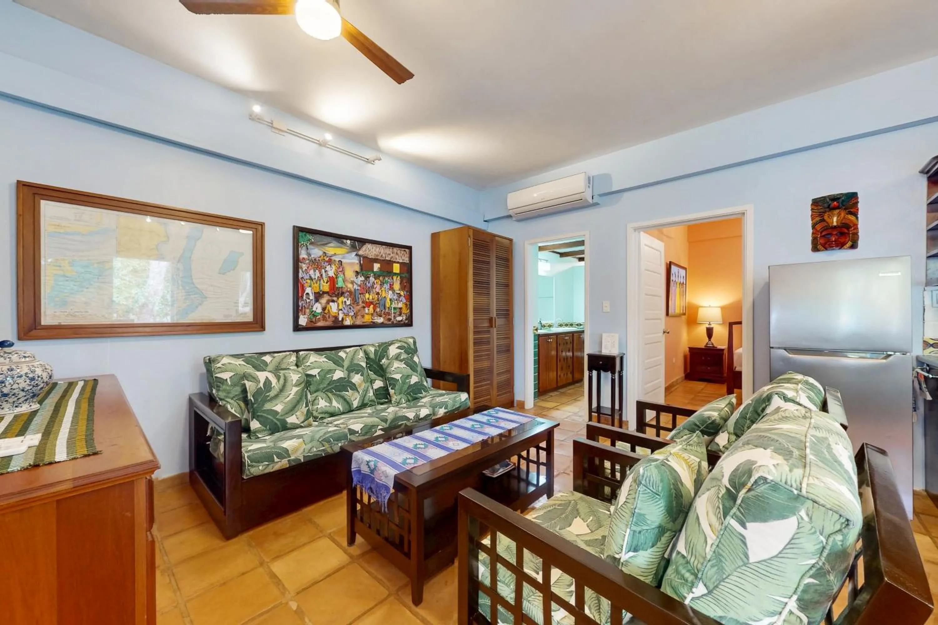 Bed in Condo #24 @ Beachside Villas