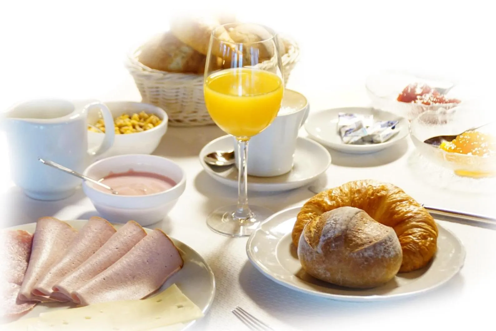 Continental breakfast in Hotel Sonne