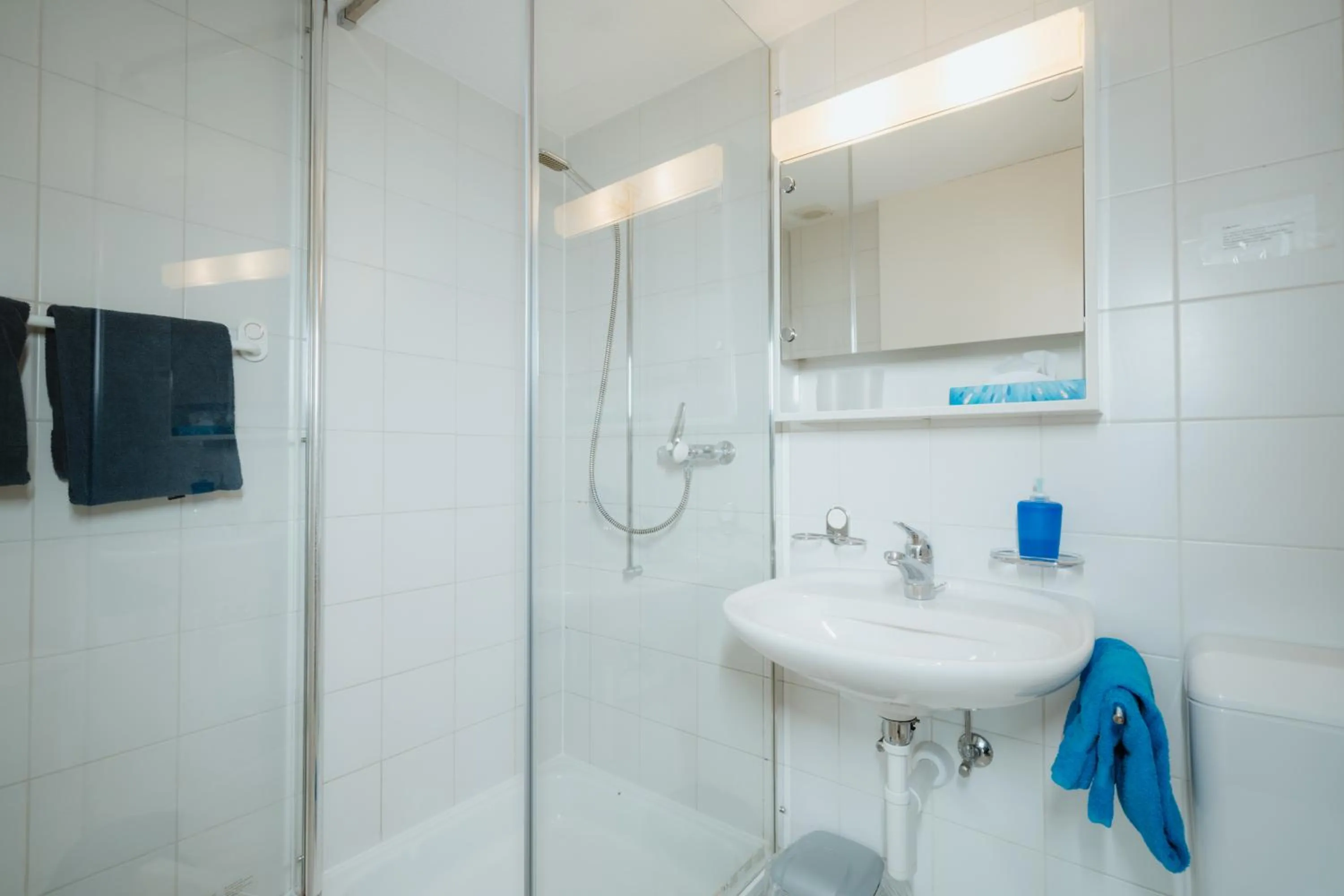 Shower in Hotel Sonne