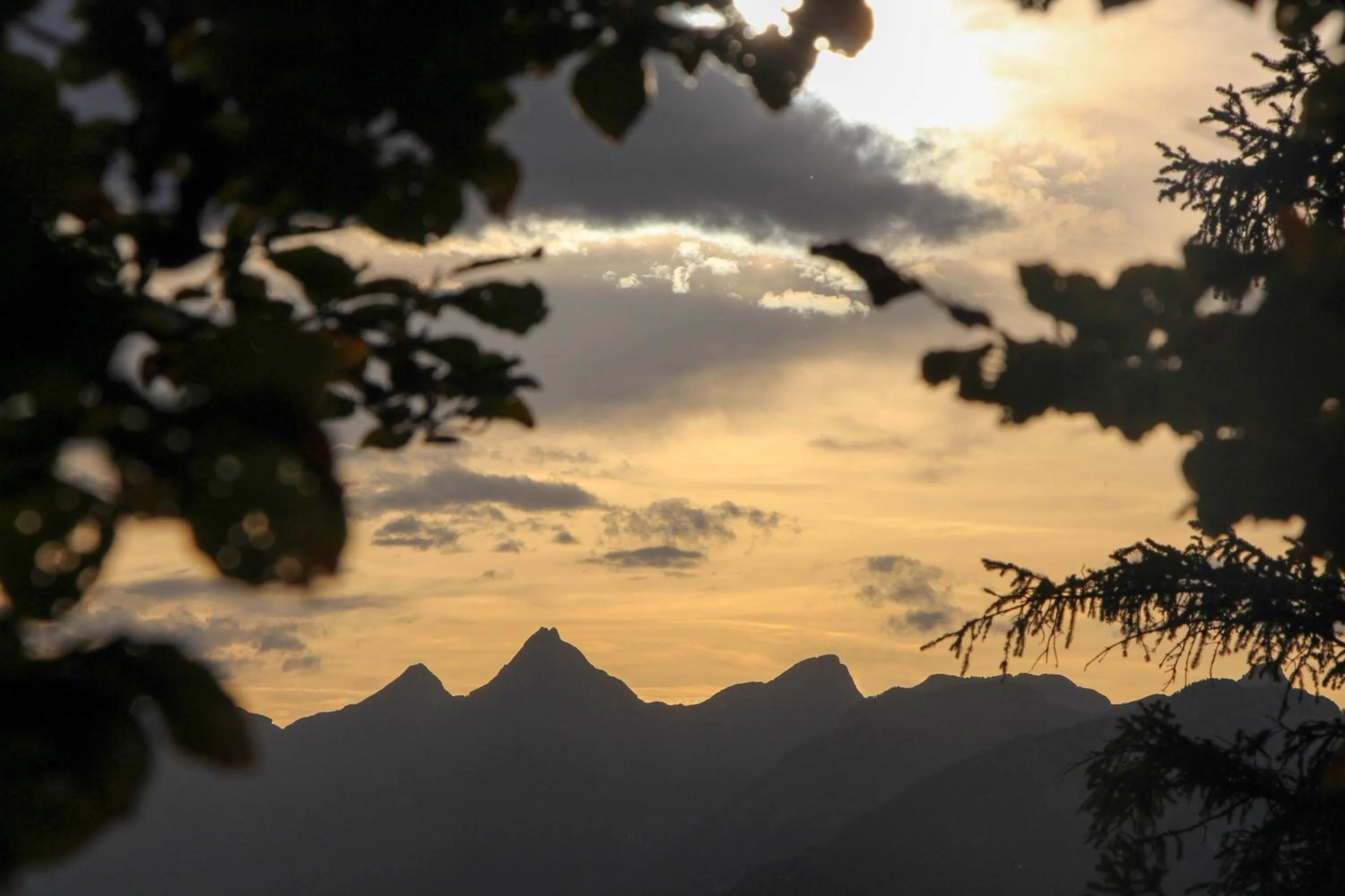Mountain view in Hotel Sonne
