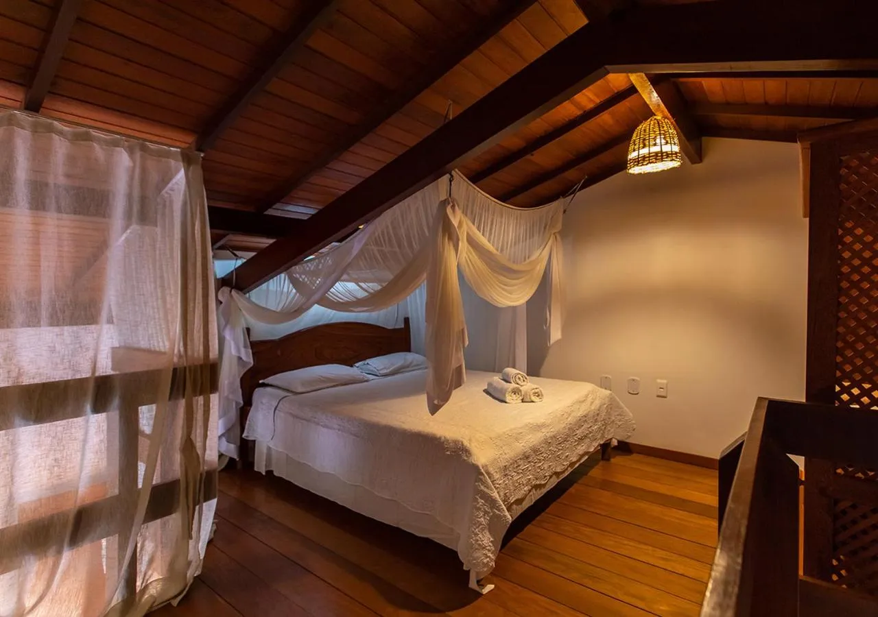 Photo of the whole room, Bed in Casa Villa Cristian Pé na Areia